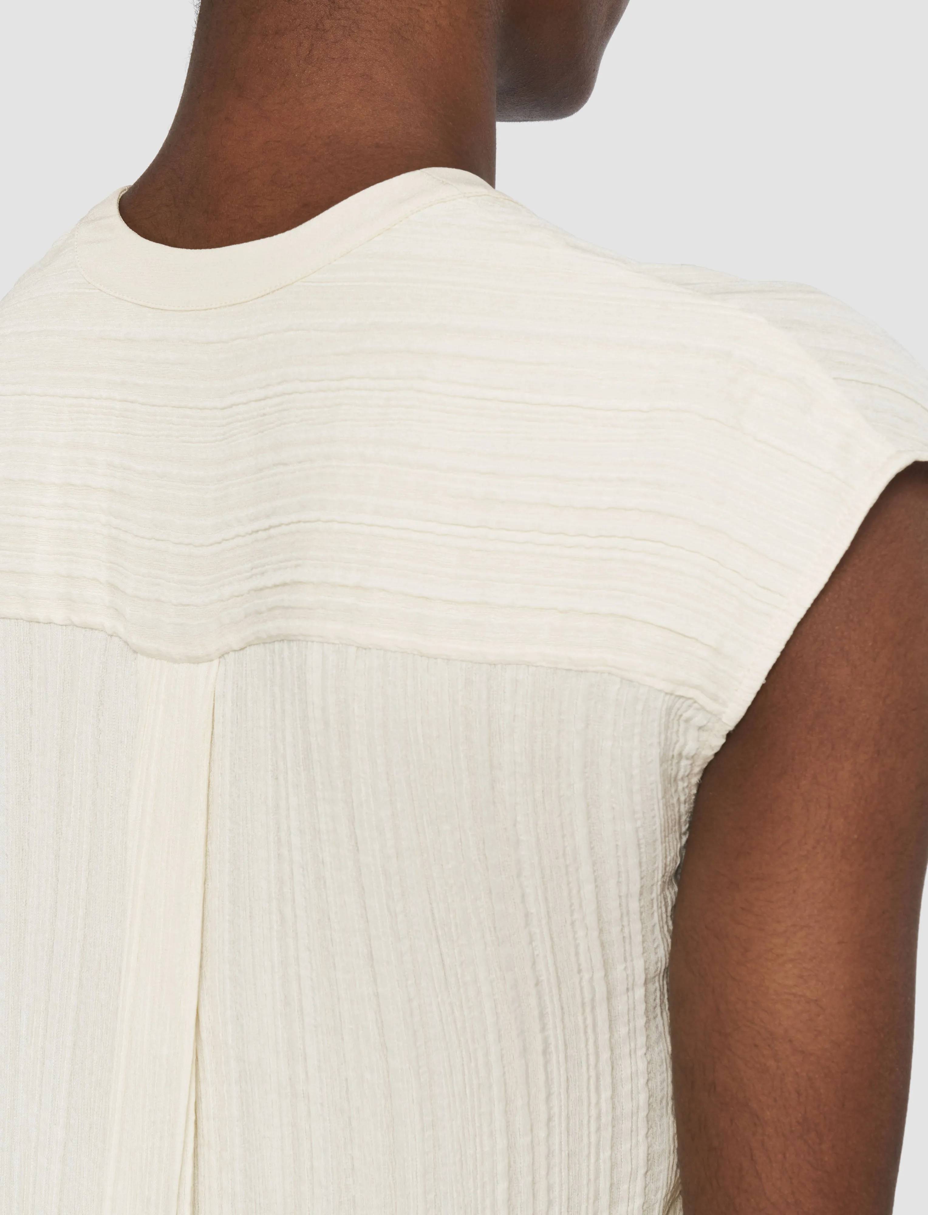 Lucien Pleat Jacquard Blouse sold by Joseph product image thumbnail 5