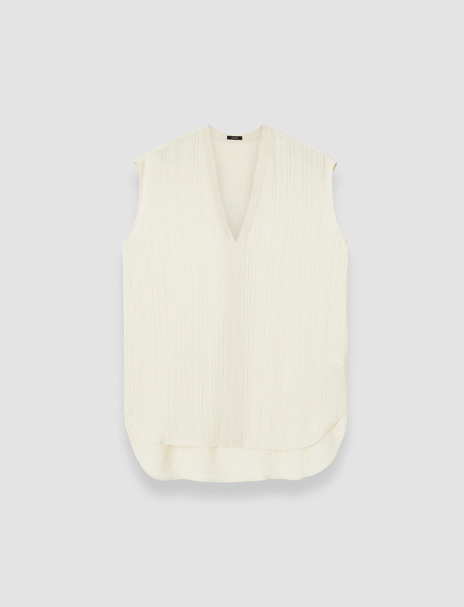 Lucien Pleat Jacquard Blouse sold by Joseph