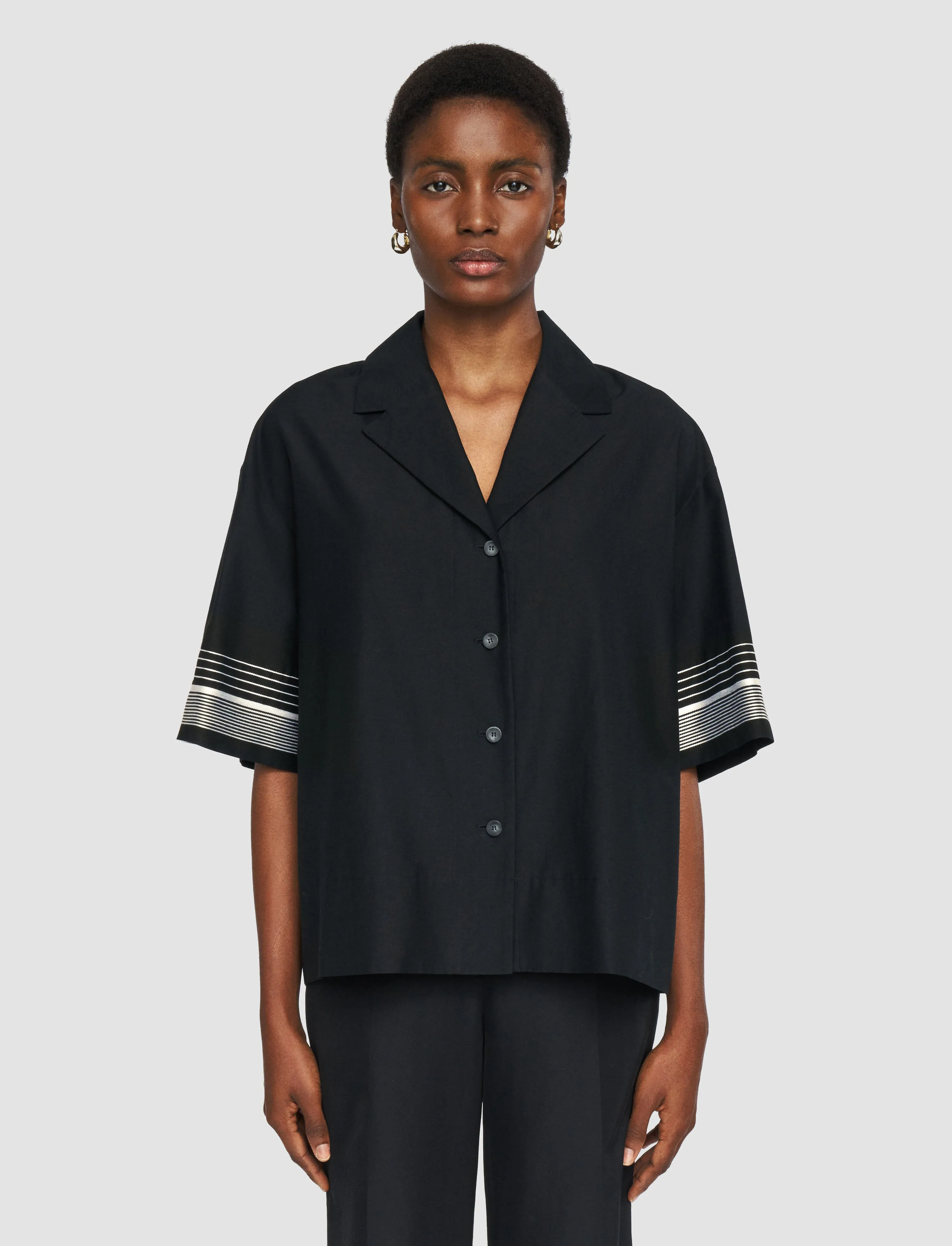 Leopold Cotton Blend Shirt sold by Joseph product image thumbnail 3