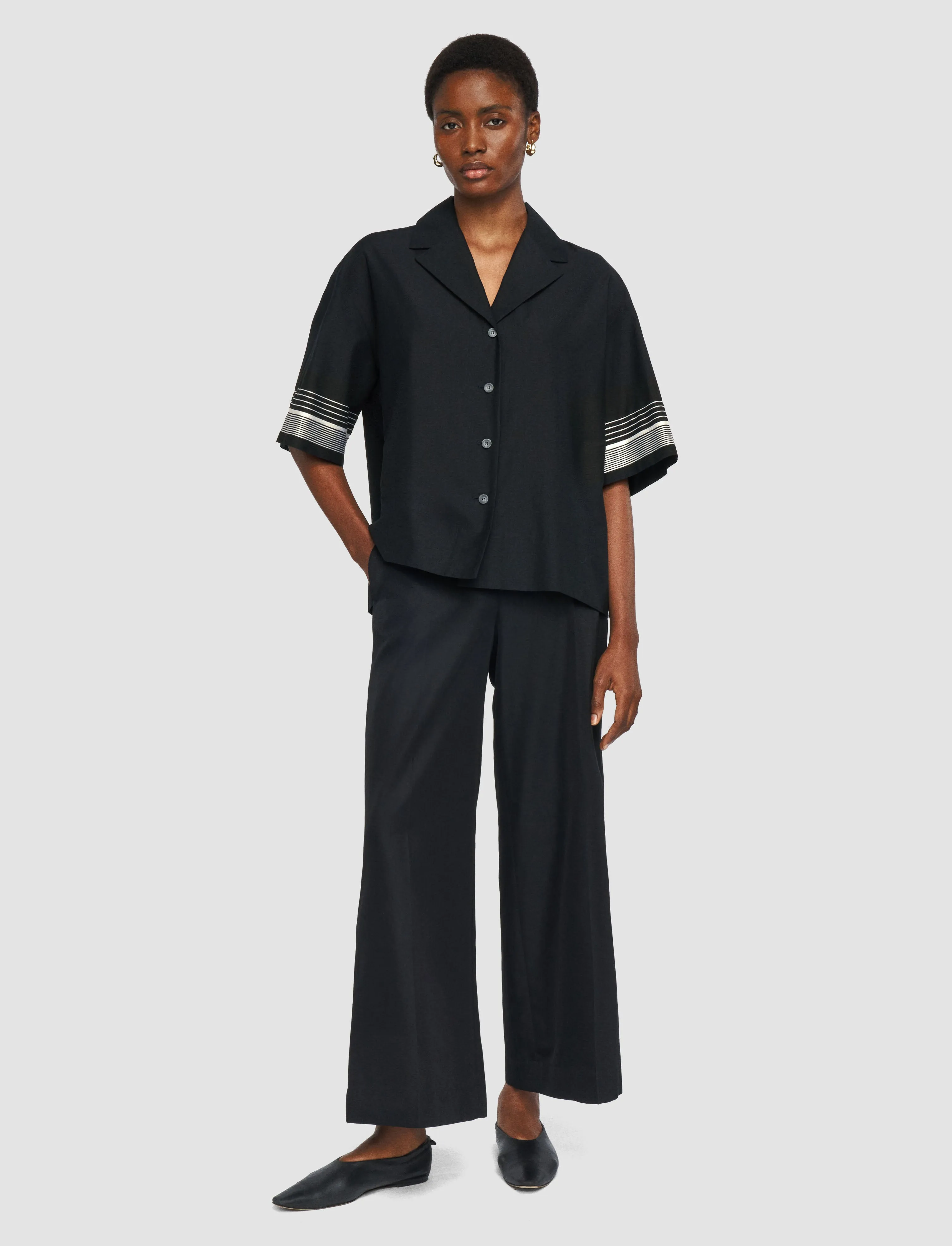 Leopold Cotton Blend Shirt sold by Joseph product image thumbnail 2