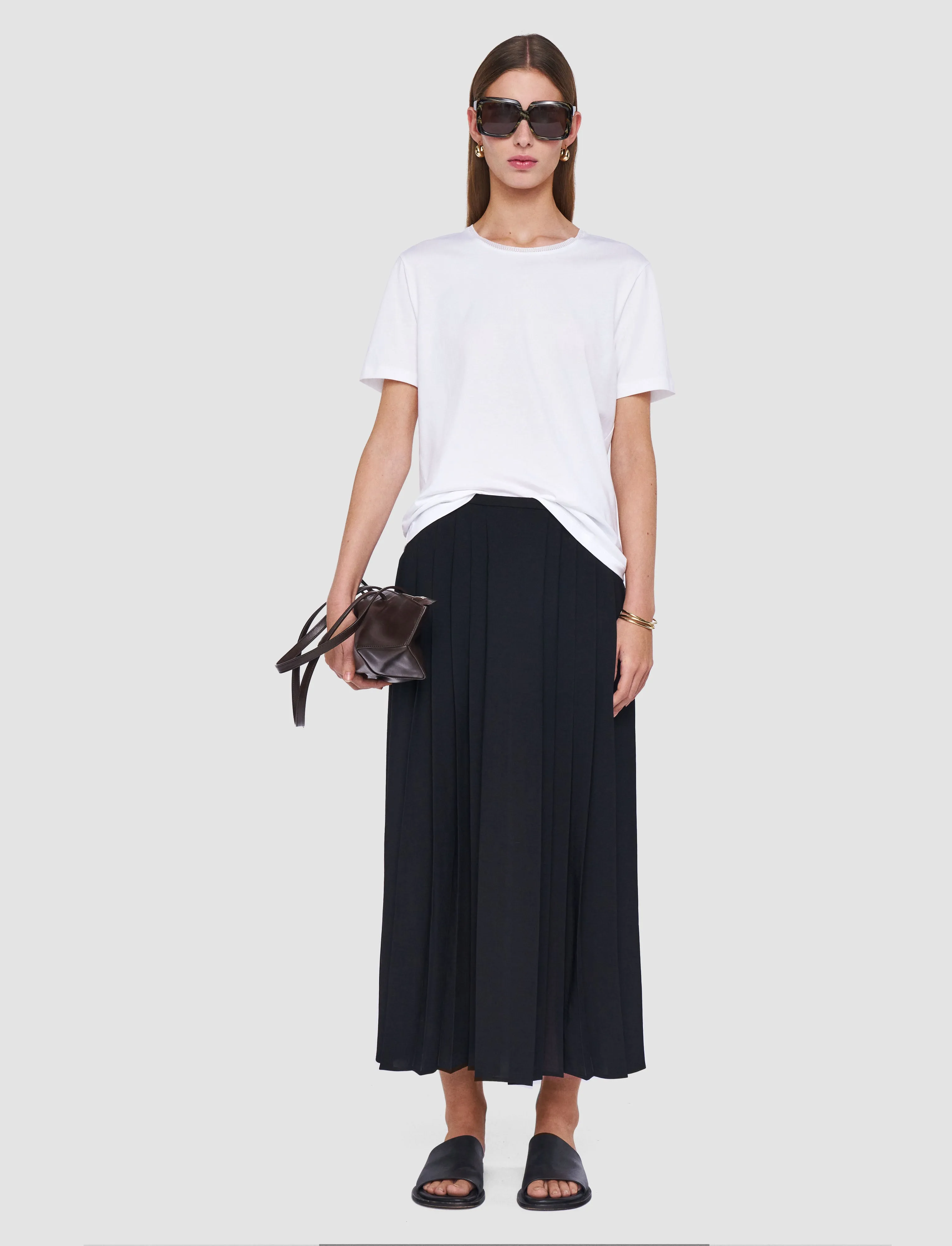 Cotton Silk Jersey T-Shirt sold by Joseph product image thumbnail 2