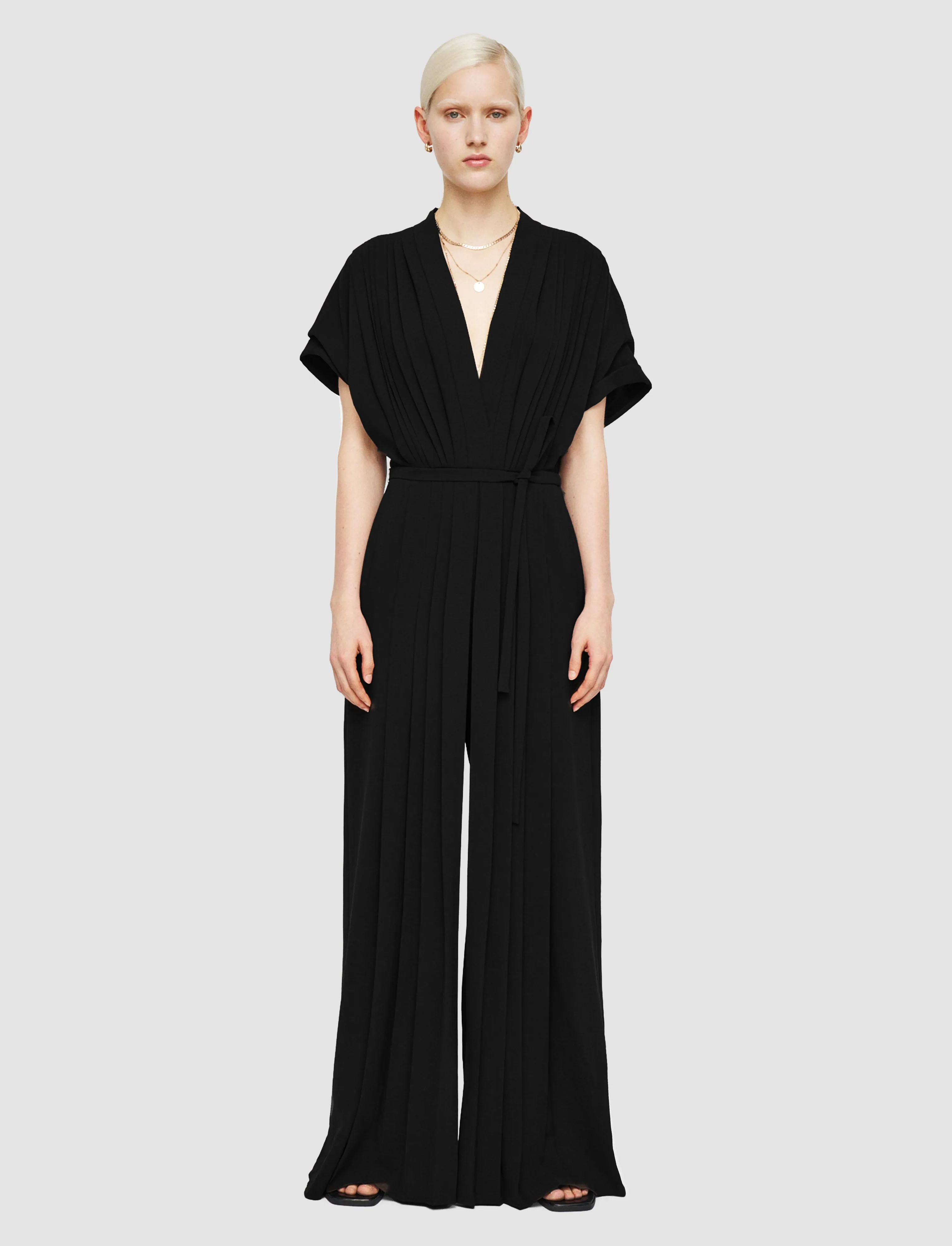 Sofia Airy Plissé Jumpsuit sold by Joseph product image thumbnail 2