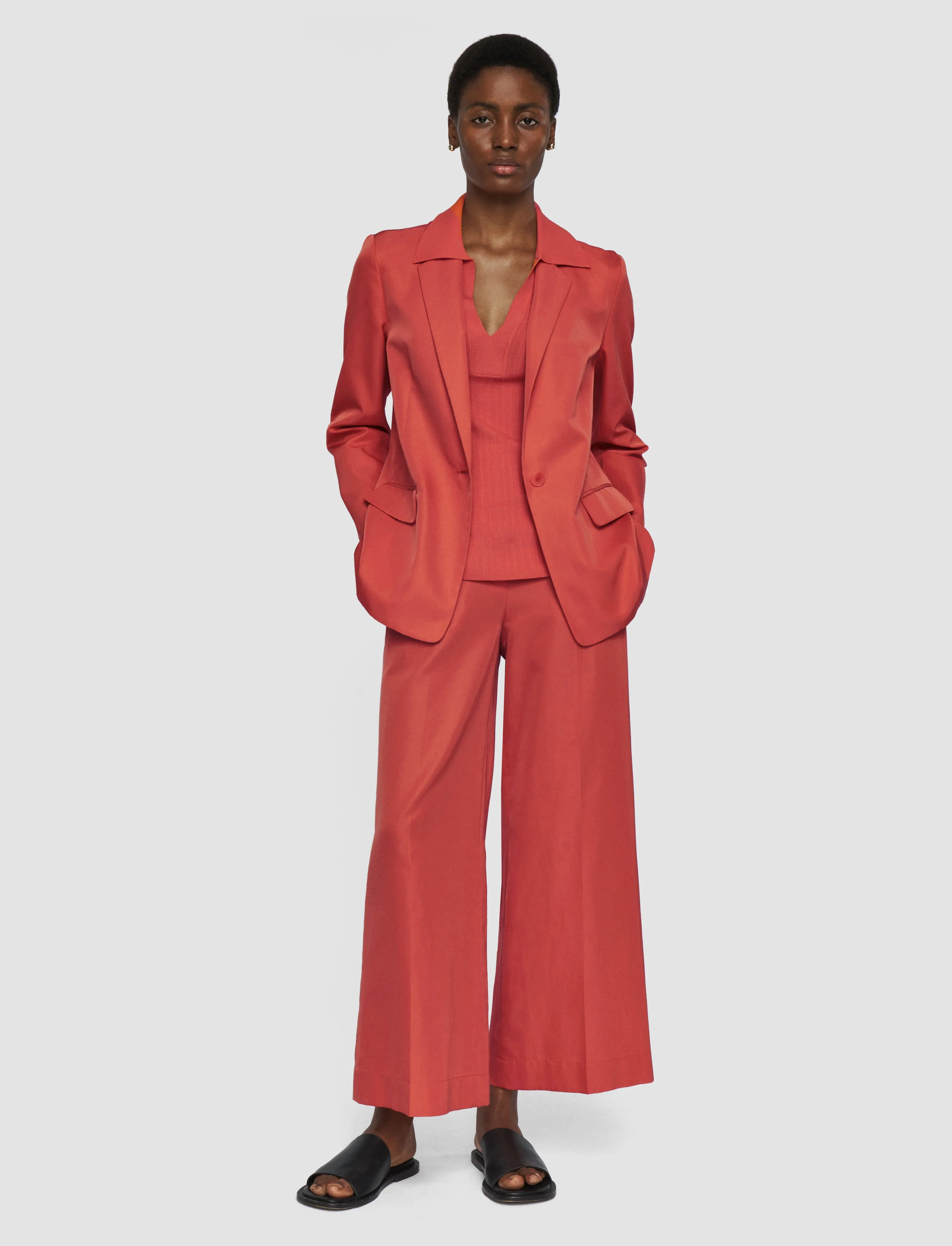 Mela Soft Cotton Silk Jacket sold by Joseph product image thumbnail 3