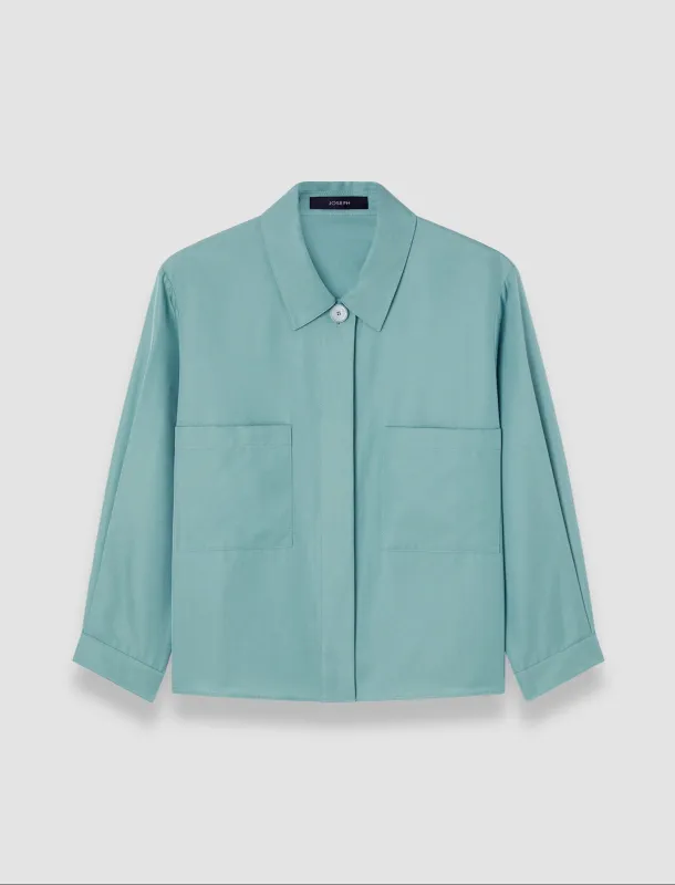 Satie Soft Cotton Silk Shirt sold by Joseph