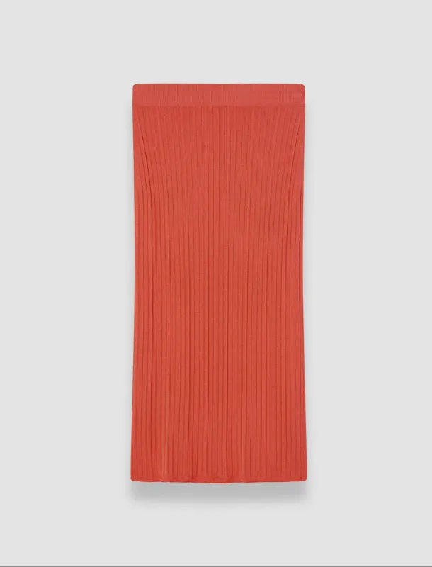 Viscose Rib Knit Skirt sold by Joseph