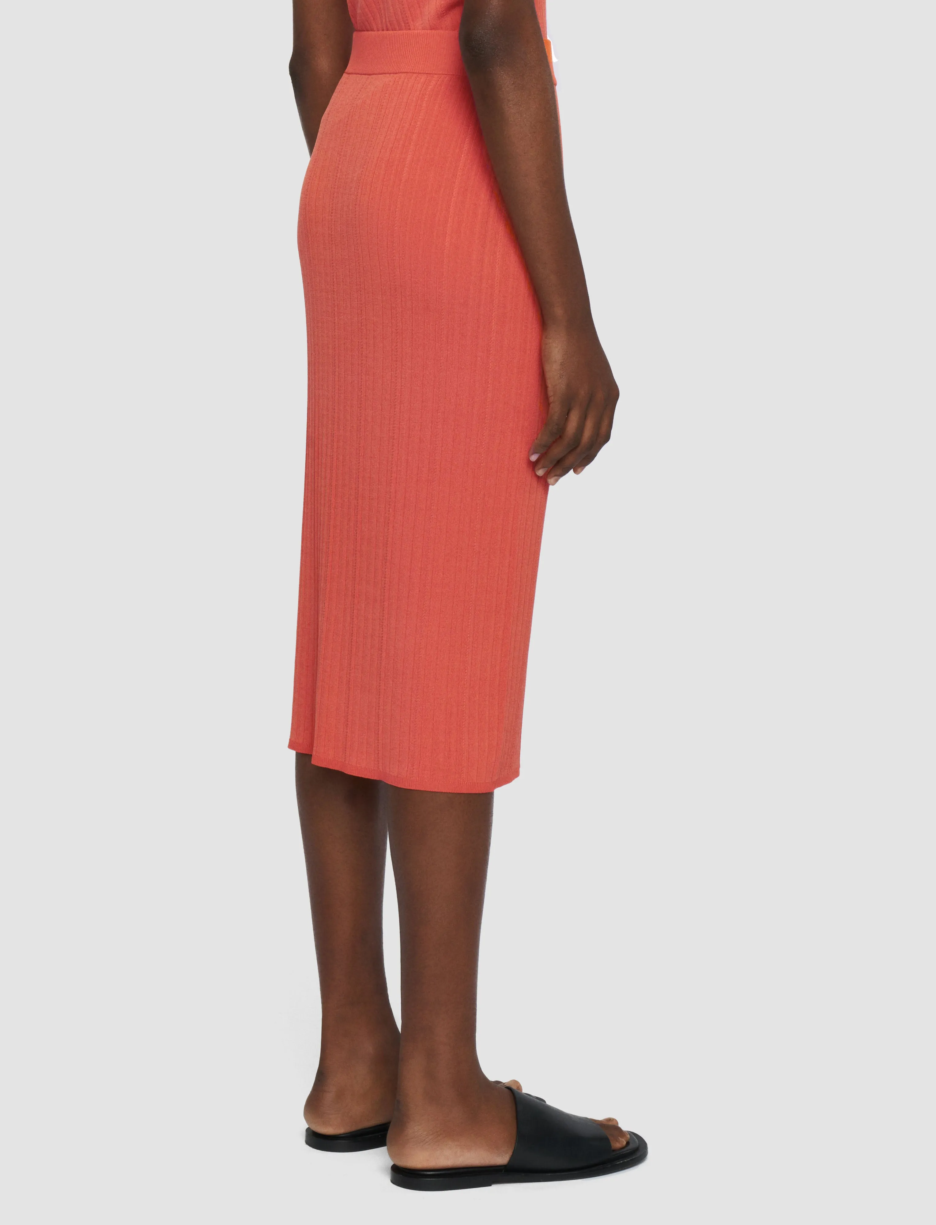 Viscose Rib Knit Skirt sold by Joseph product image thumbnail 3