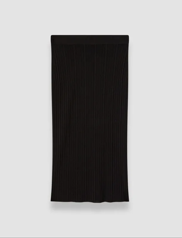 Viscose Rib Knit Skirt sold by Joseph