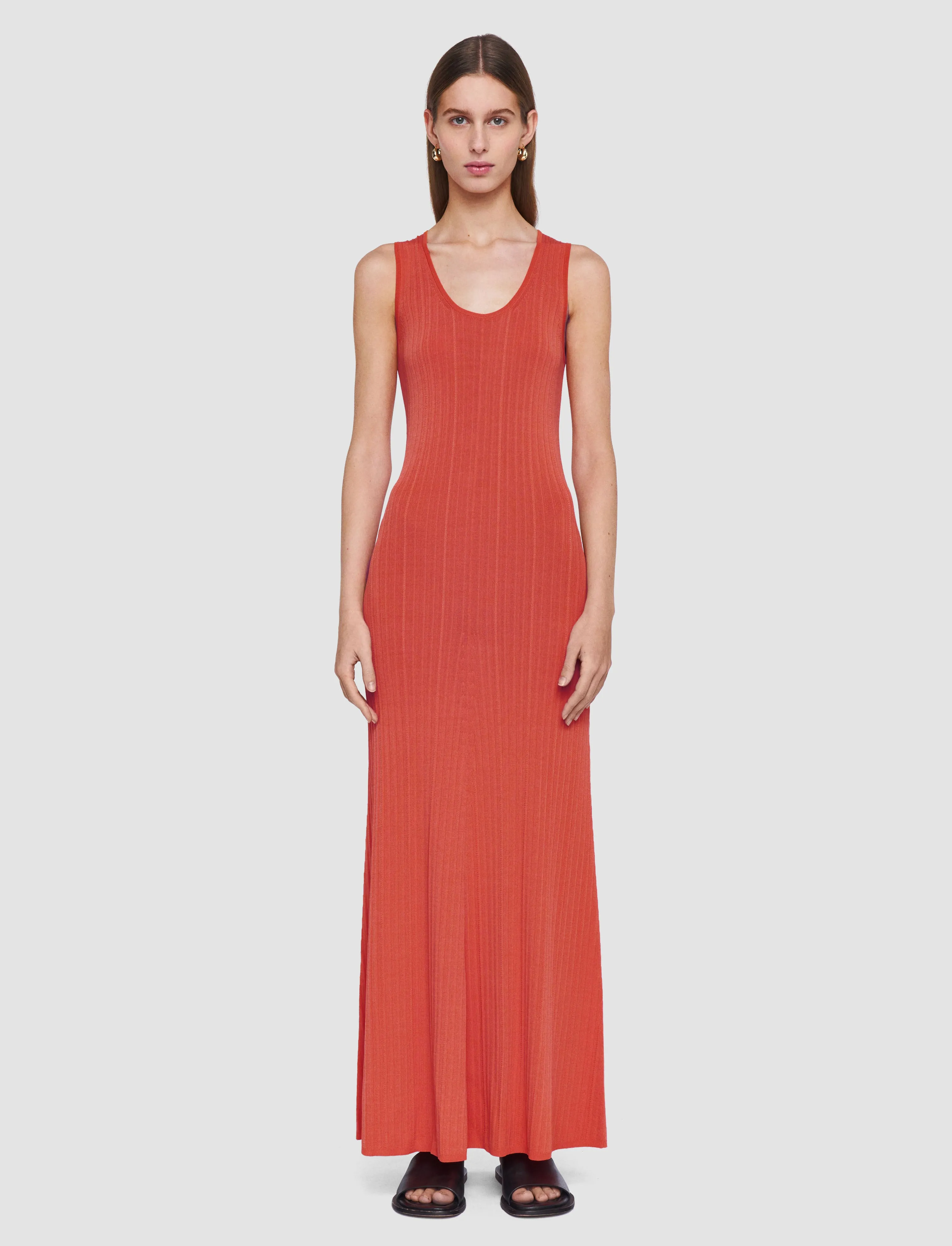 Viscose Rib Knit Dress sold by Joseph product image thumbnail 3