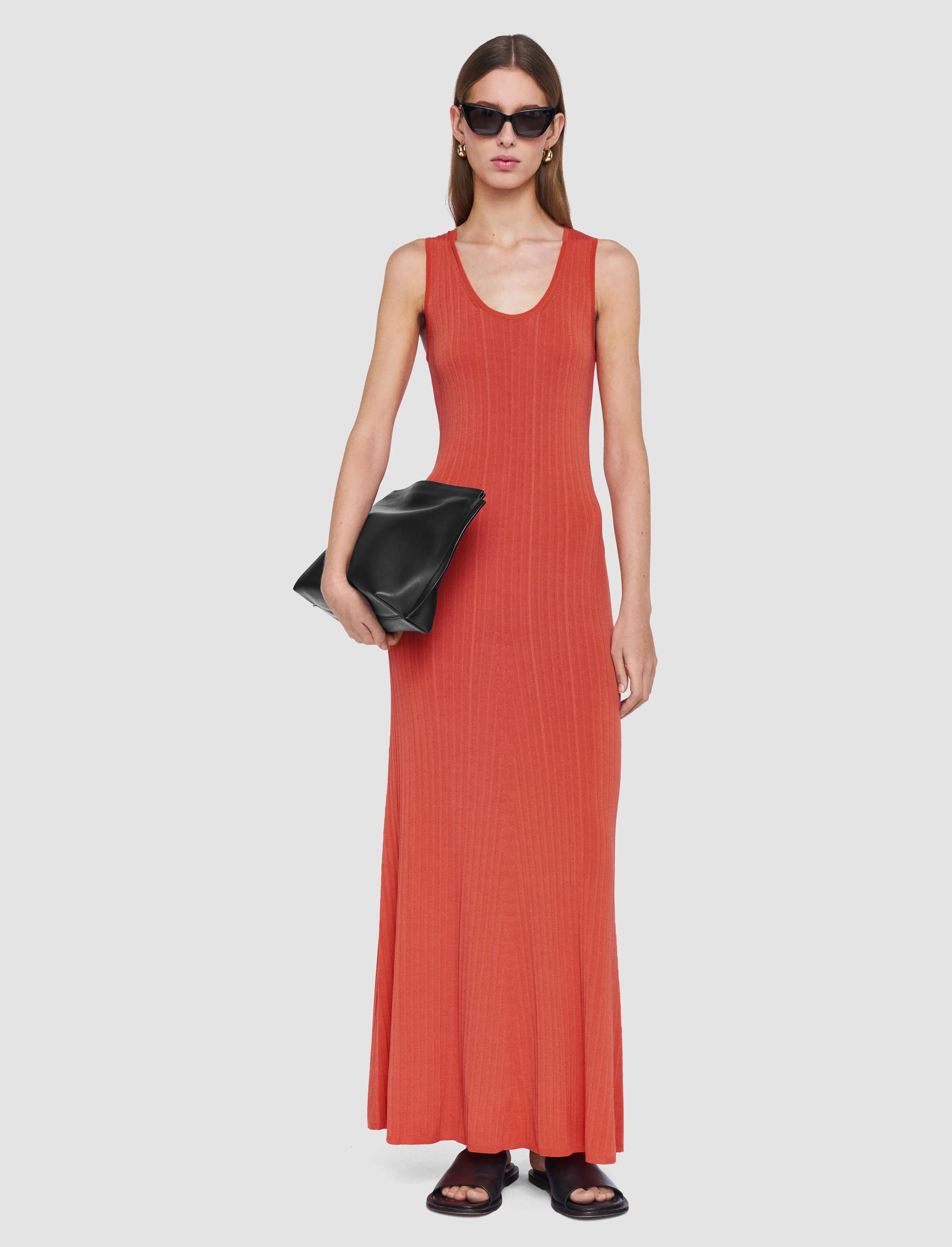 Viscose Rib Knit Dress sold by Joseph product image thumbnail 2