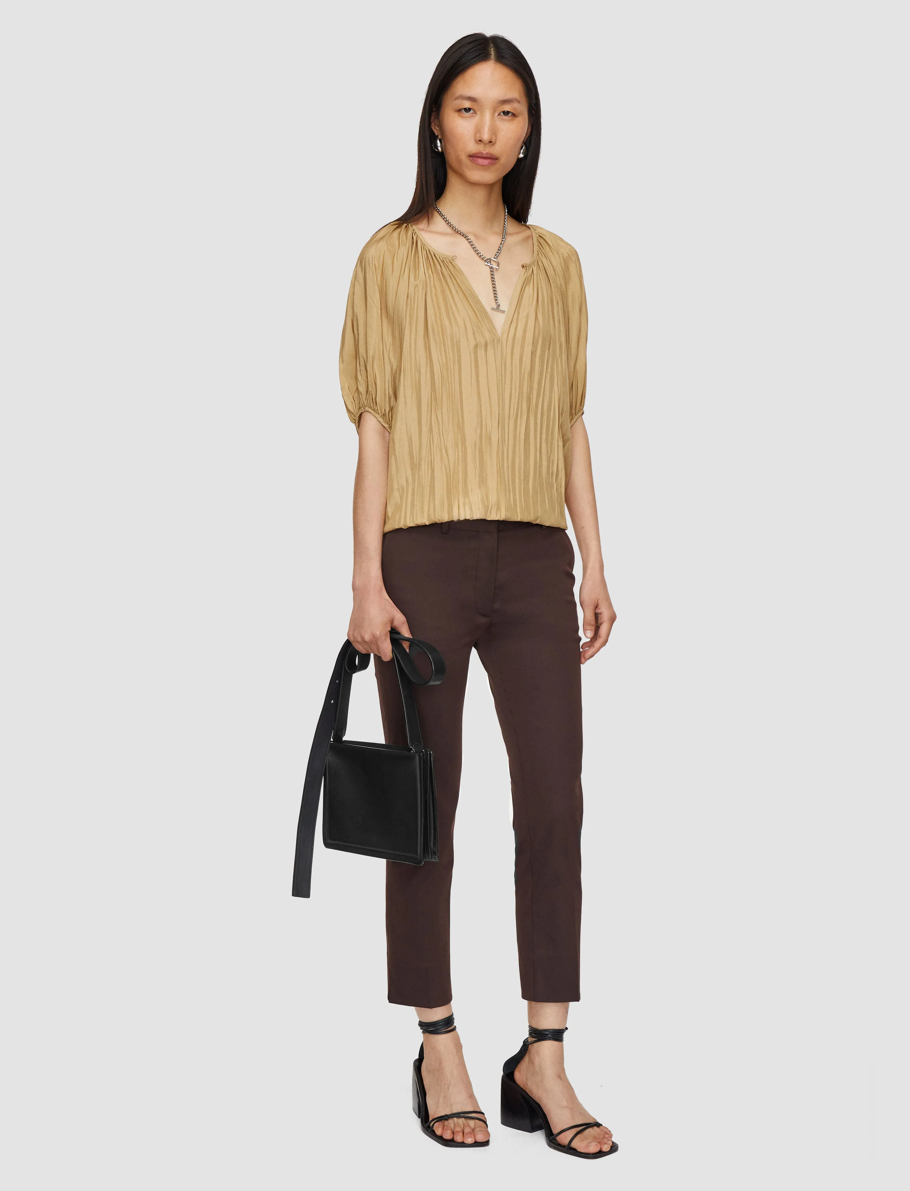 Bing Court Light Gabardine Stretch Trousers sold by Joseph product image thumbnail 2