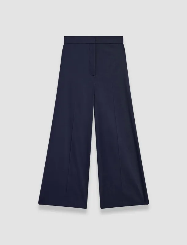 Temple Light Gabardine Stretch Trousers sold by Joseph
