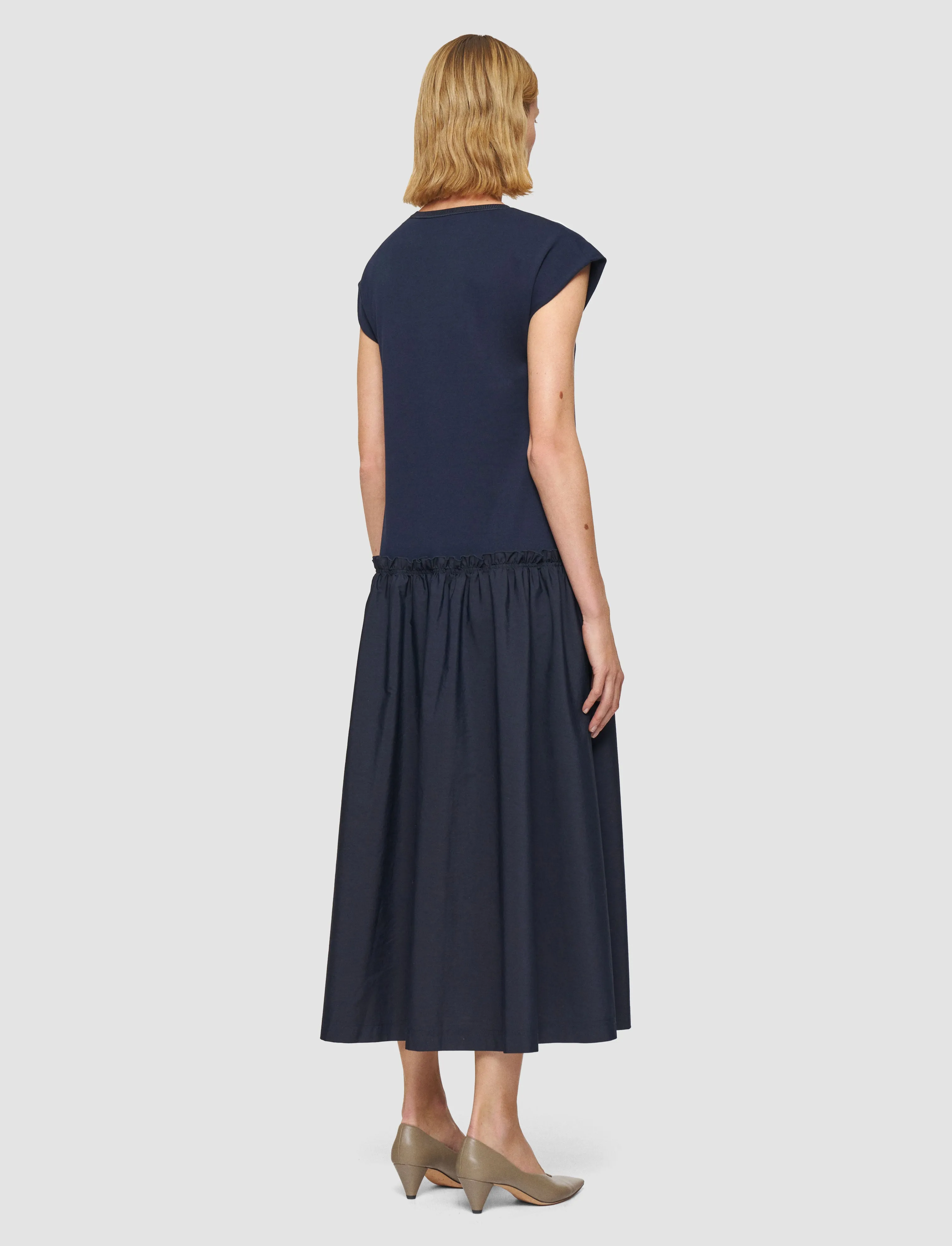 Cotton Poplin Jersey Dress sold by Joseph product image thumbnail 3