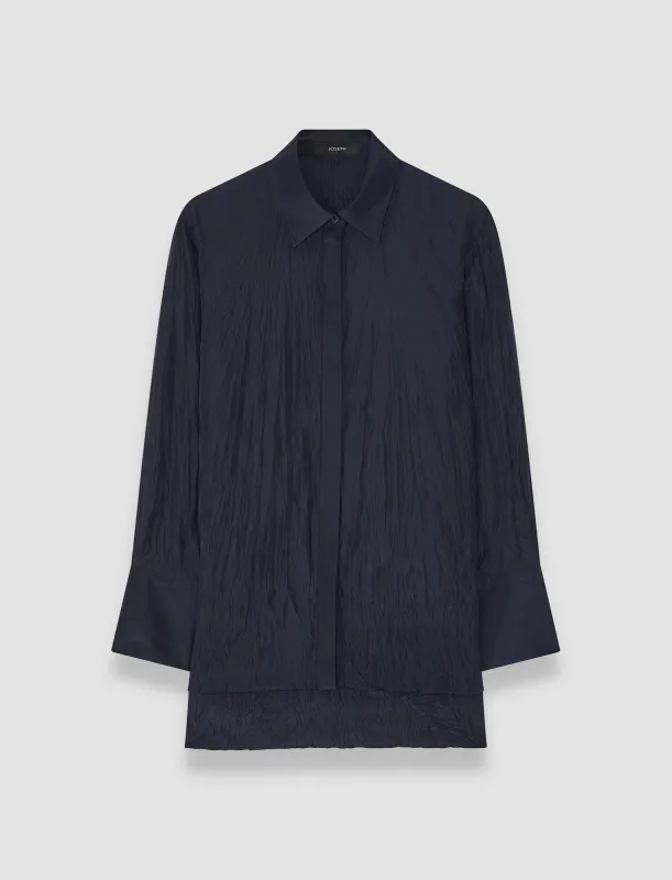 Bold Habotai Silk Blouse sold by Joseph