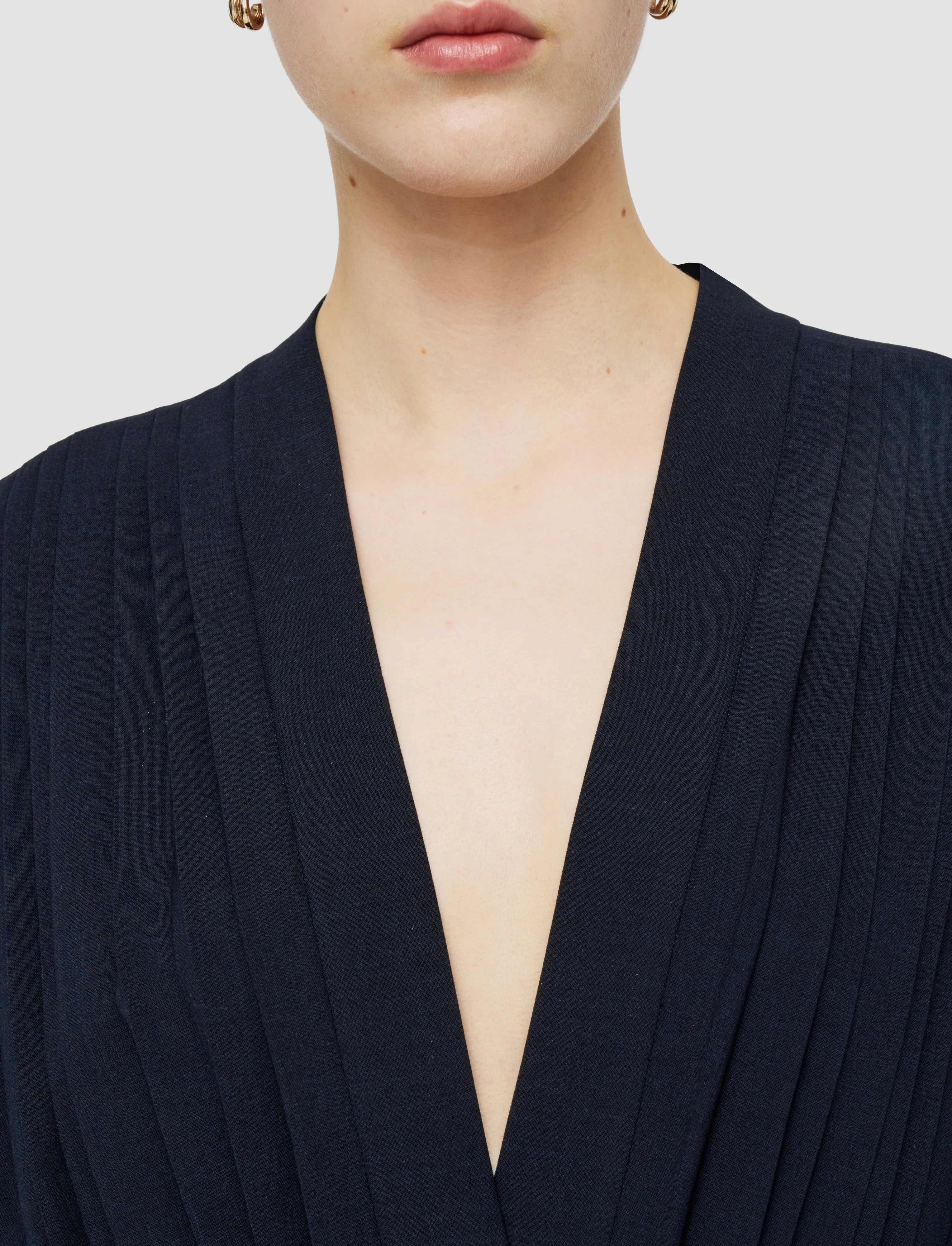 Sofia Airy Plissé Jumpsuit sold by Joseph product image thumbnail 5