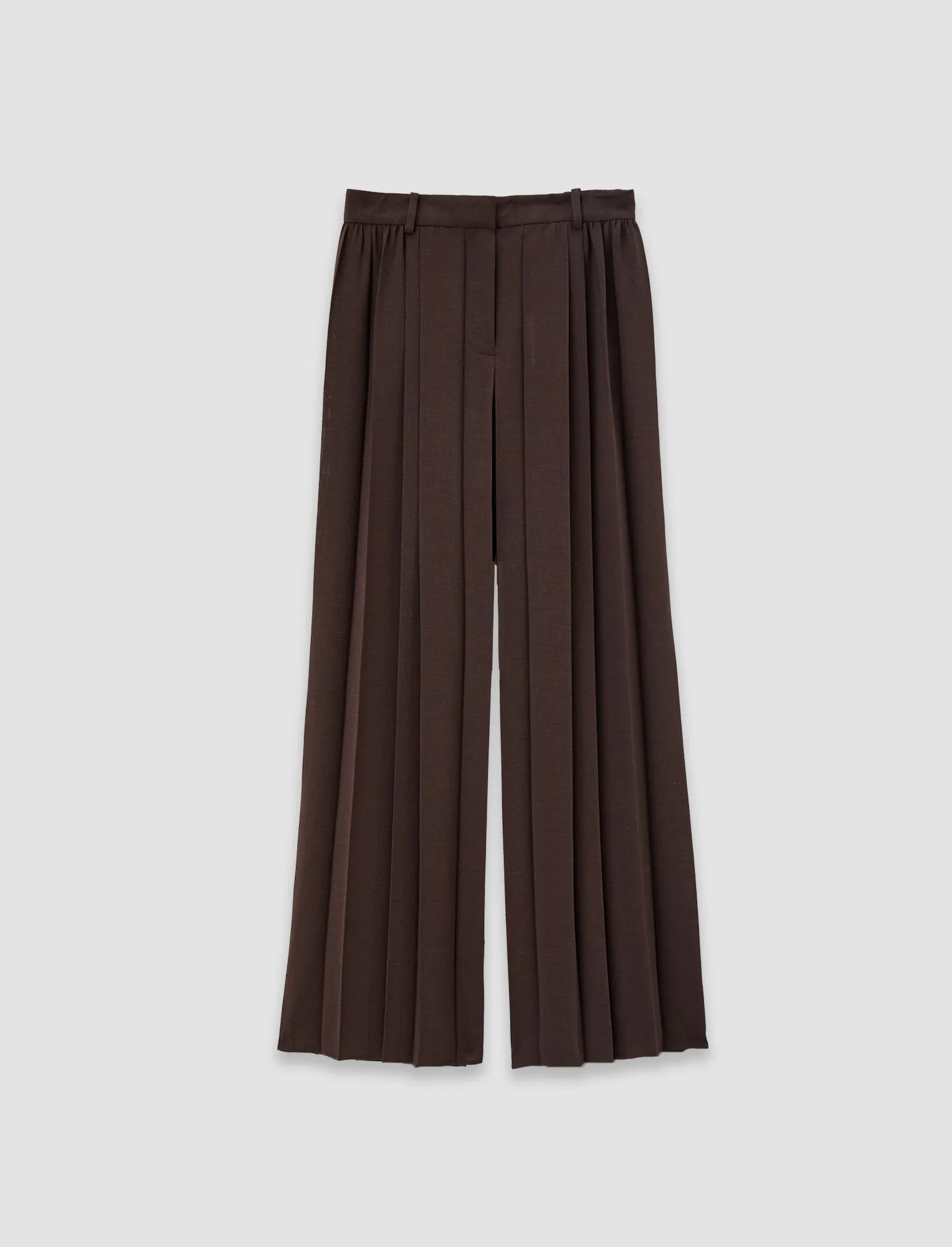 Tibre Airy Plissé Trousers sold by Joseph