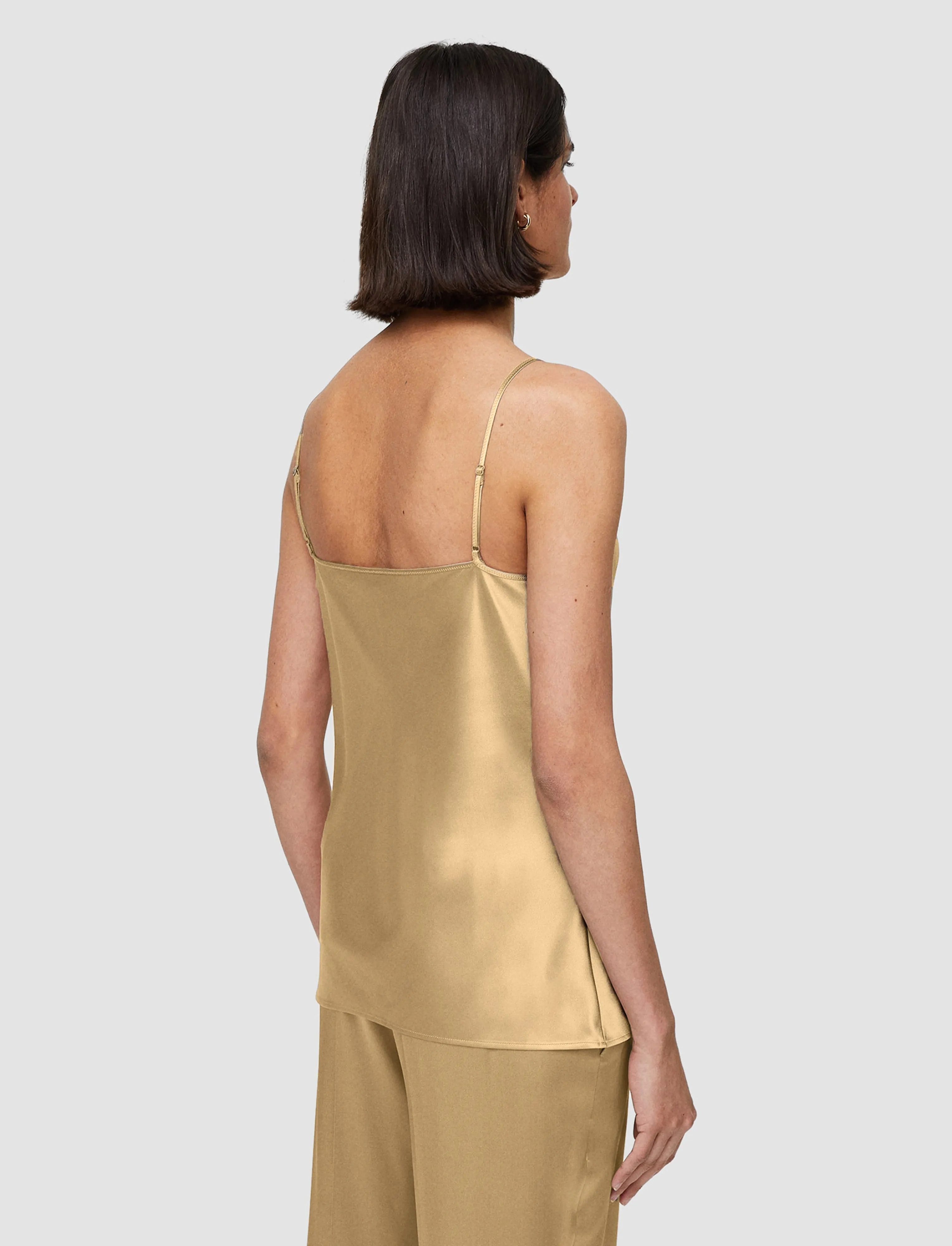 Clea Silk Satin Camisole sold by Joseph product image thumbnail 4
