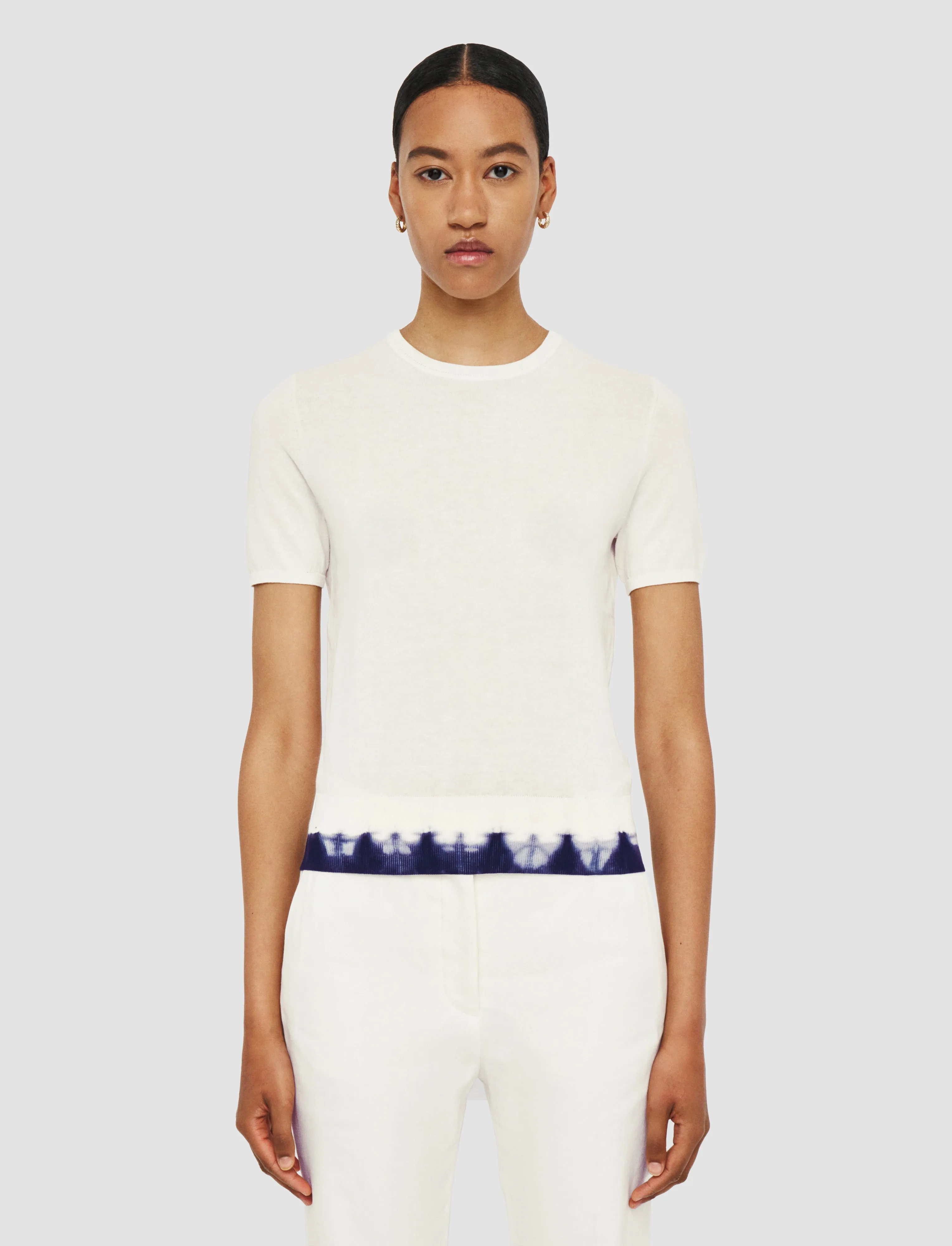 Silk Cotton Knit Top sold by Joseph product image thumbnail 3