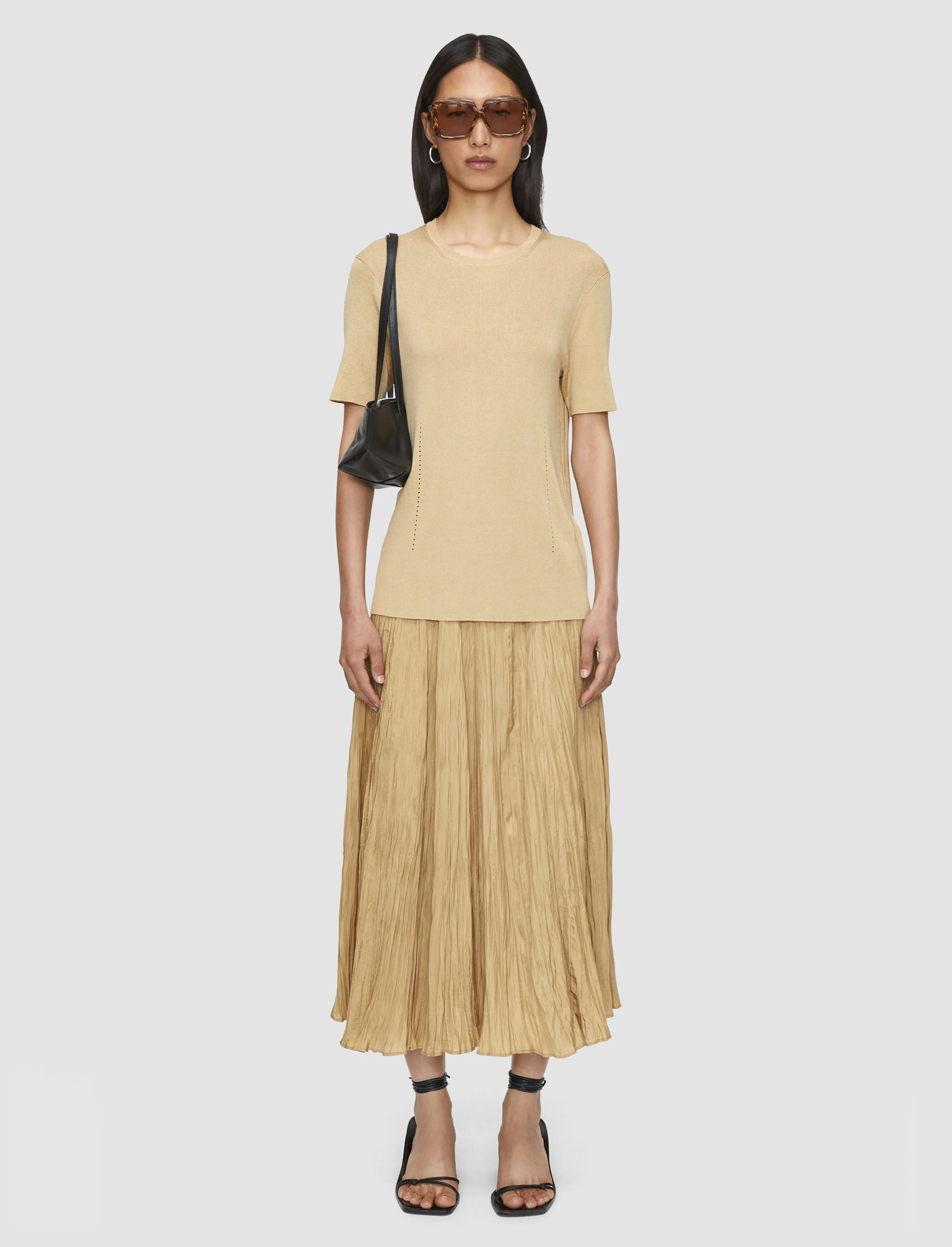 Satiny Rib Knit Top sold by Joseph product image thumbnail 2