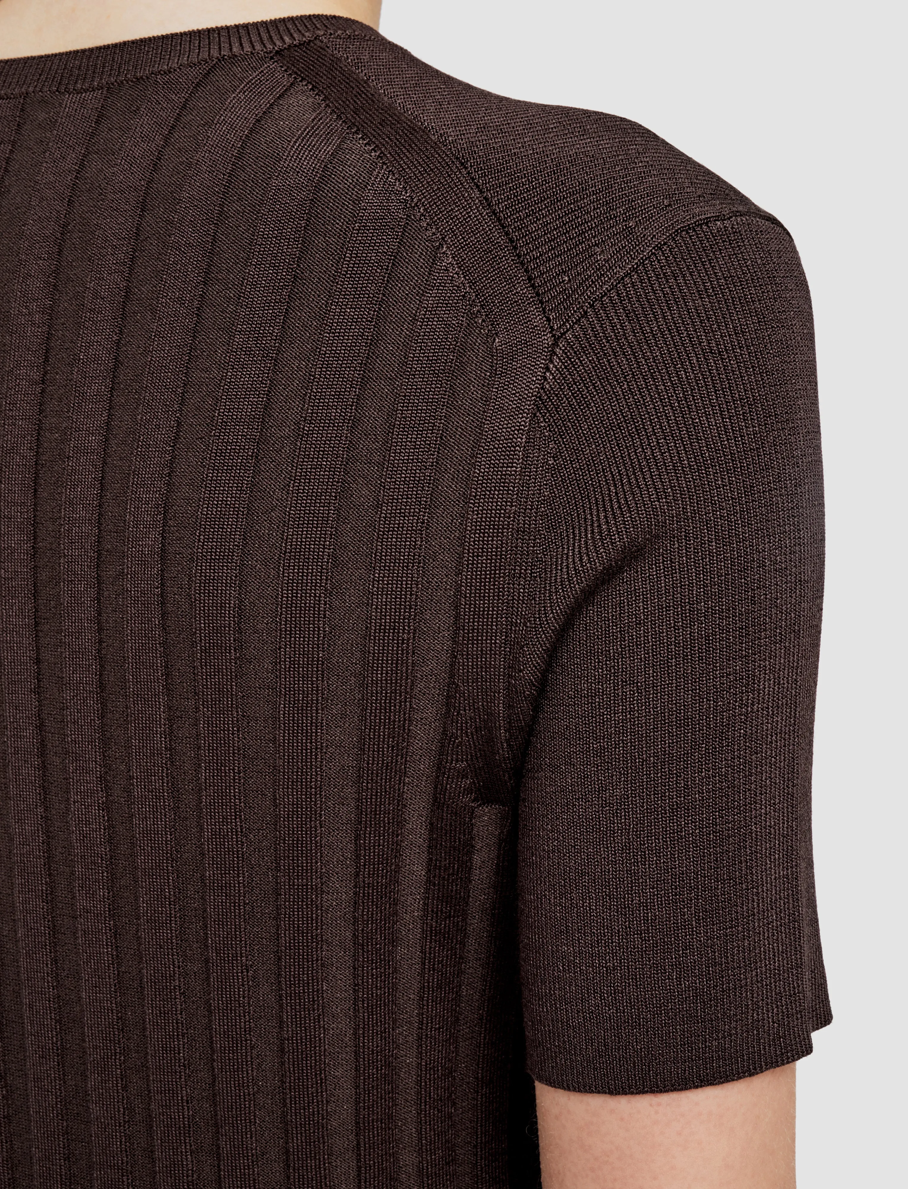 Satiny Rib Knit Top sold by Joseph product image thumbnail 5