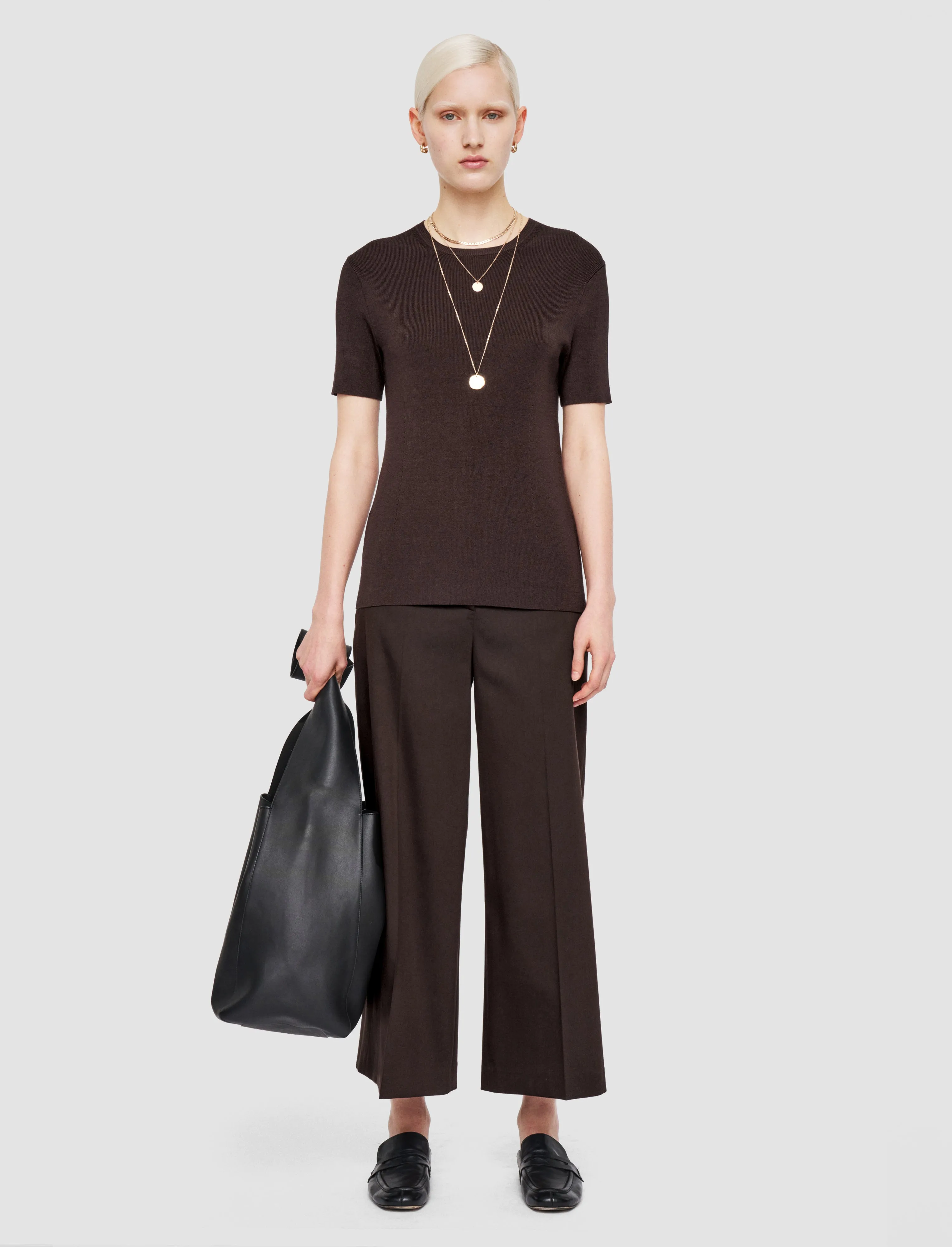 Satiny Rib Knit Top sold by Joseph product image thumbnail 2