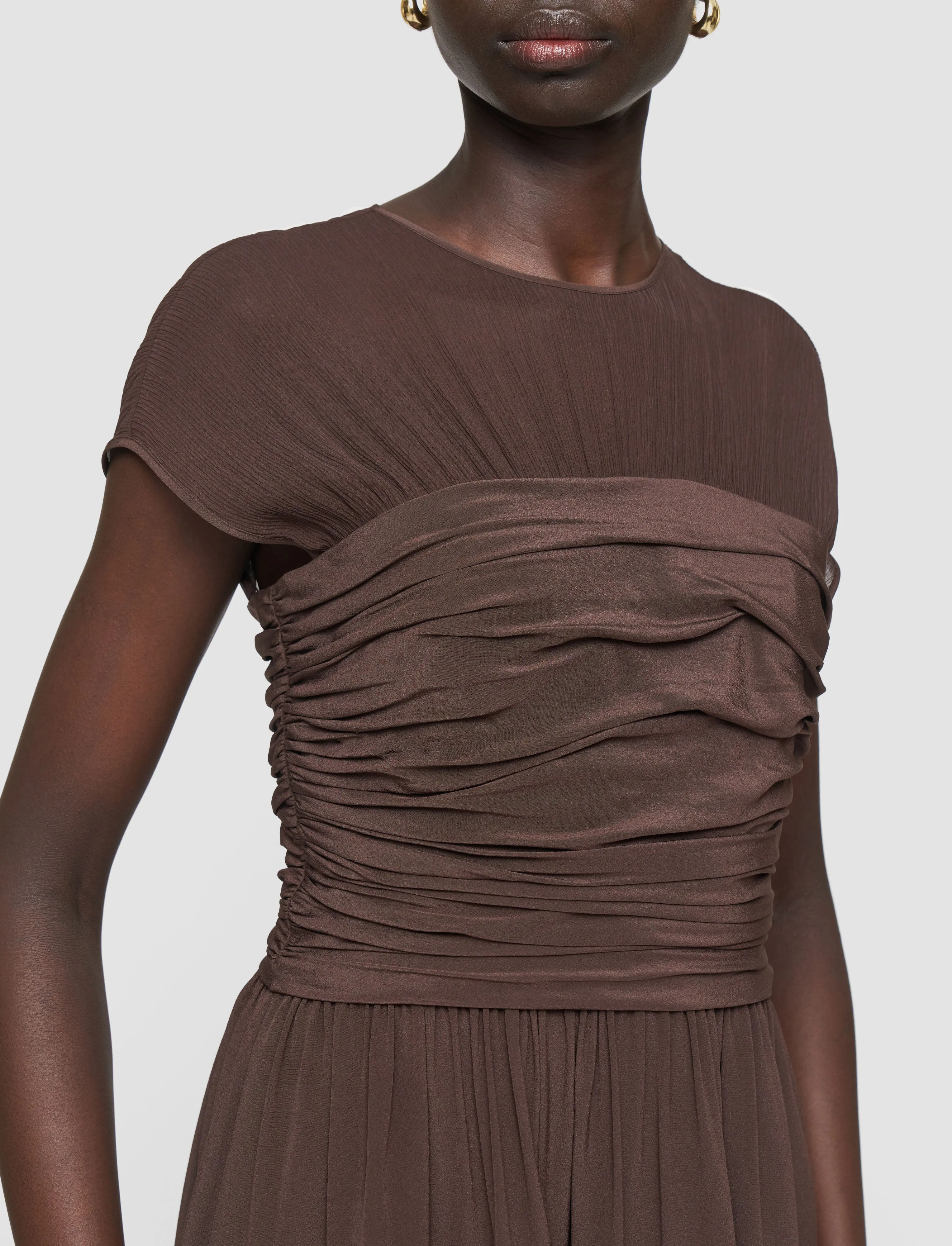 Sophe Crepe de Chine Dress sold by Joseph product image thumbnail 4