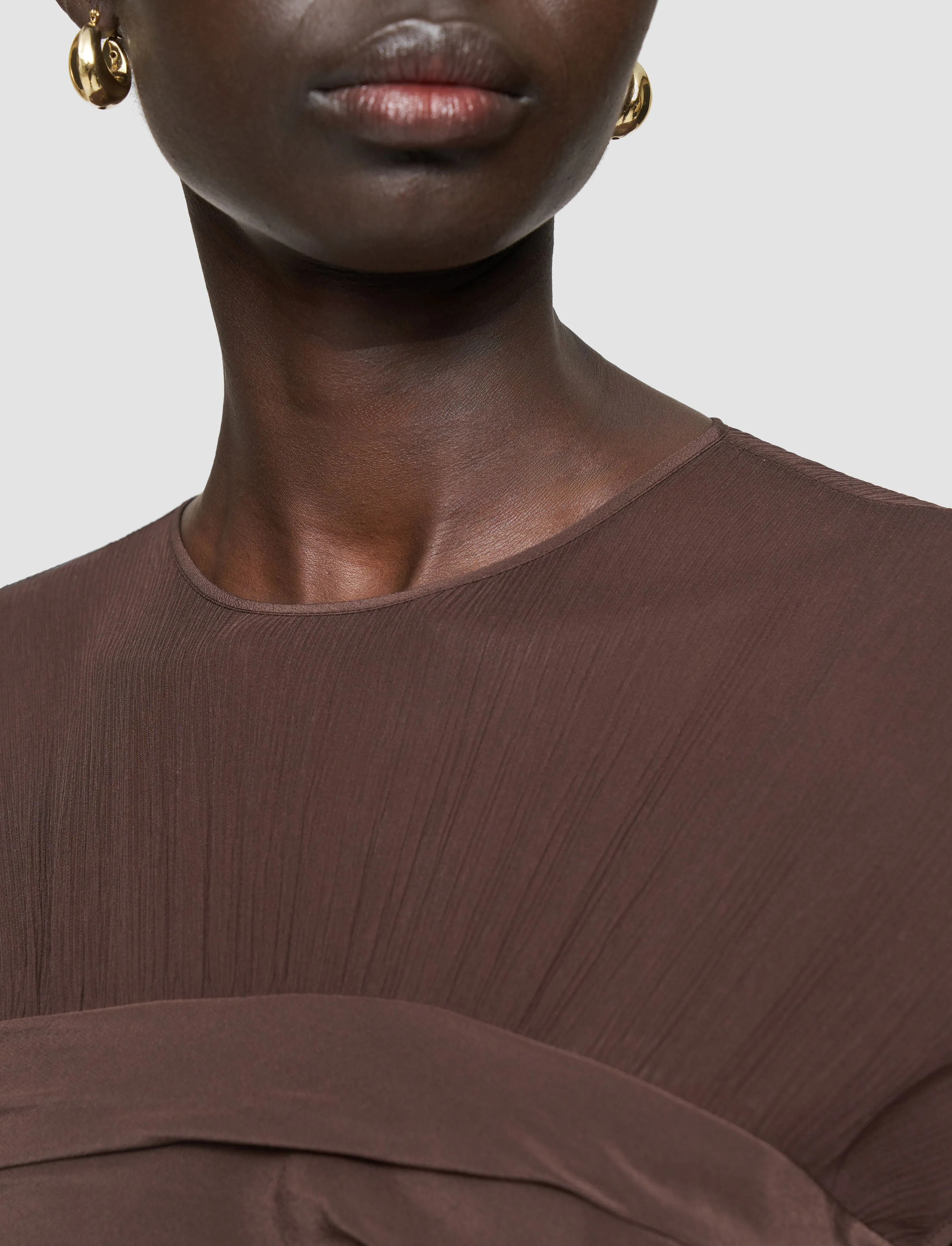 Sophe Crepe de Chine Dress sold by Joseph product image thumbnail 5