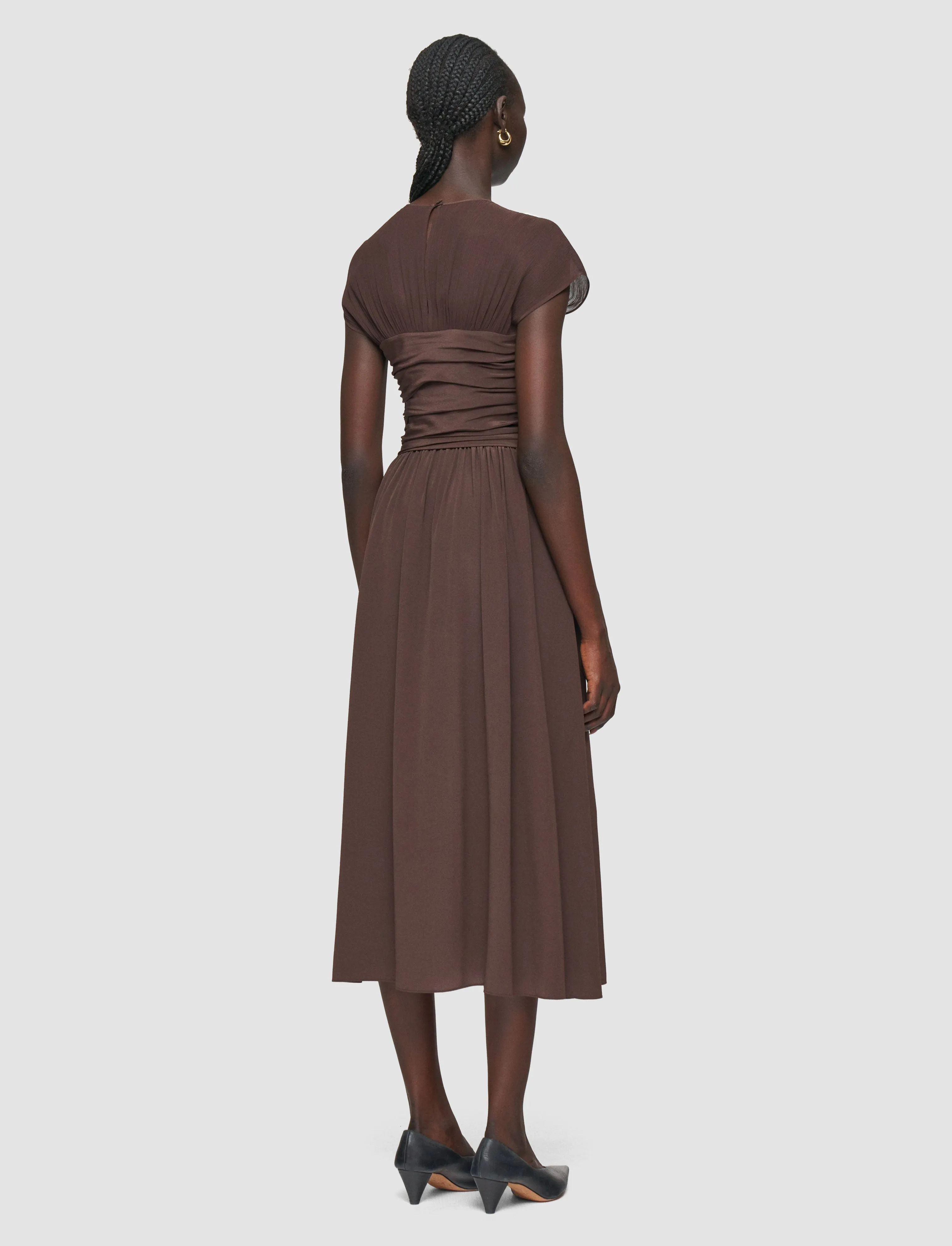 Sophe Crepe de Chine Dress sold by Joseph product image thumbnail 3