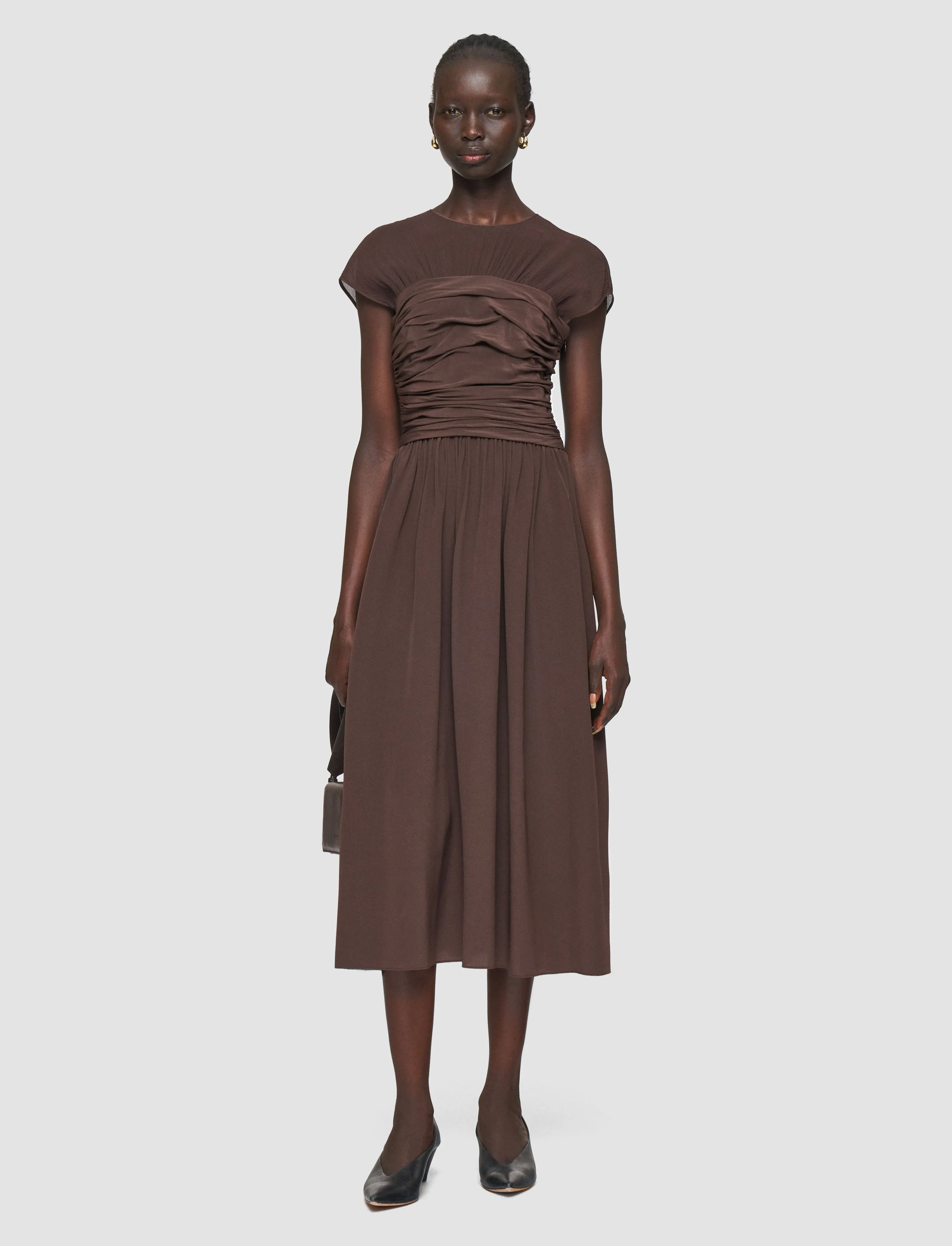 Sophe Crepe de Chine Dress sold by Joseph product image thumbnail 2