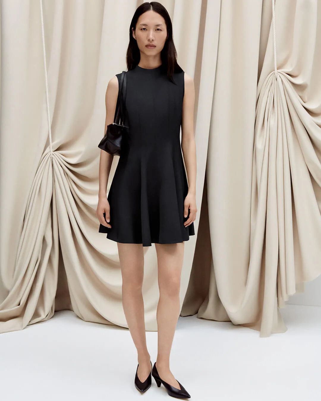 Edita Viscose Crepe Mini Dress sold by Joseph product image thumbnail 5