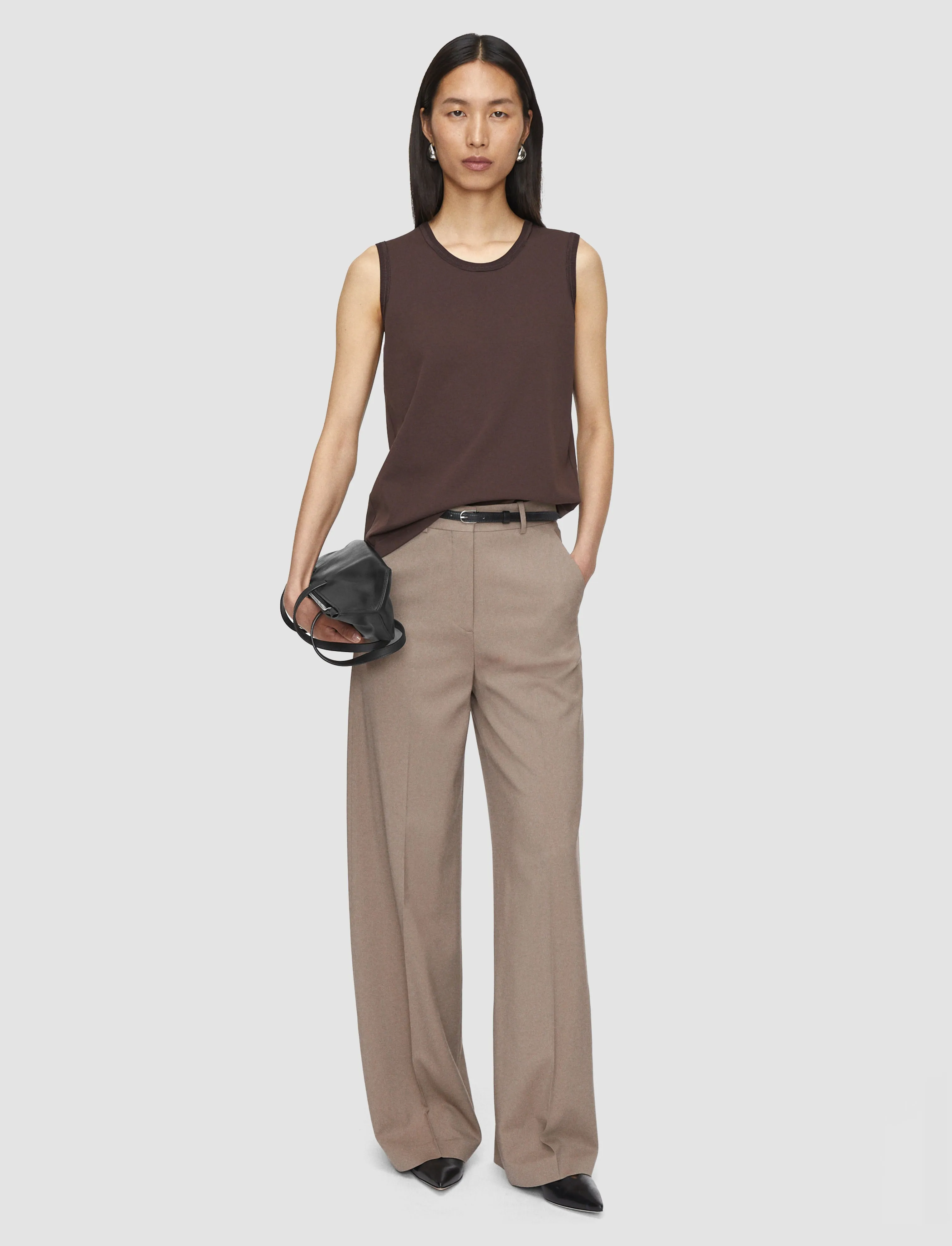 Alana Tailoring Wool Stretch Trousers sold by Joseph product image thumbnail 2