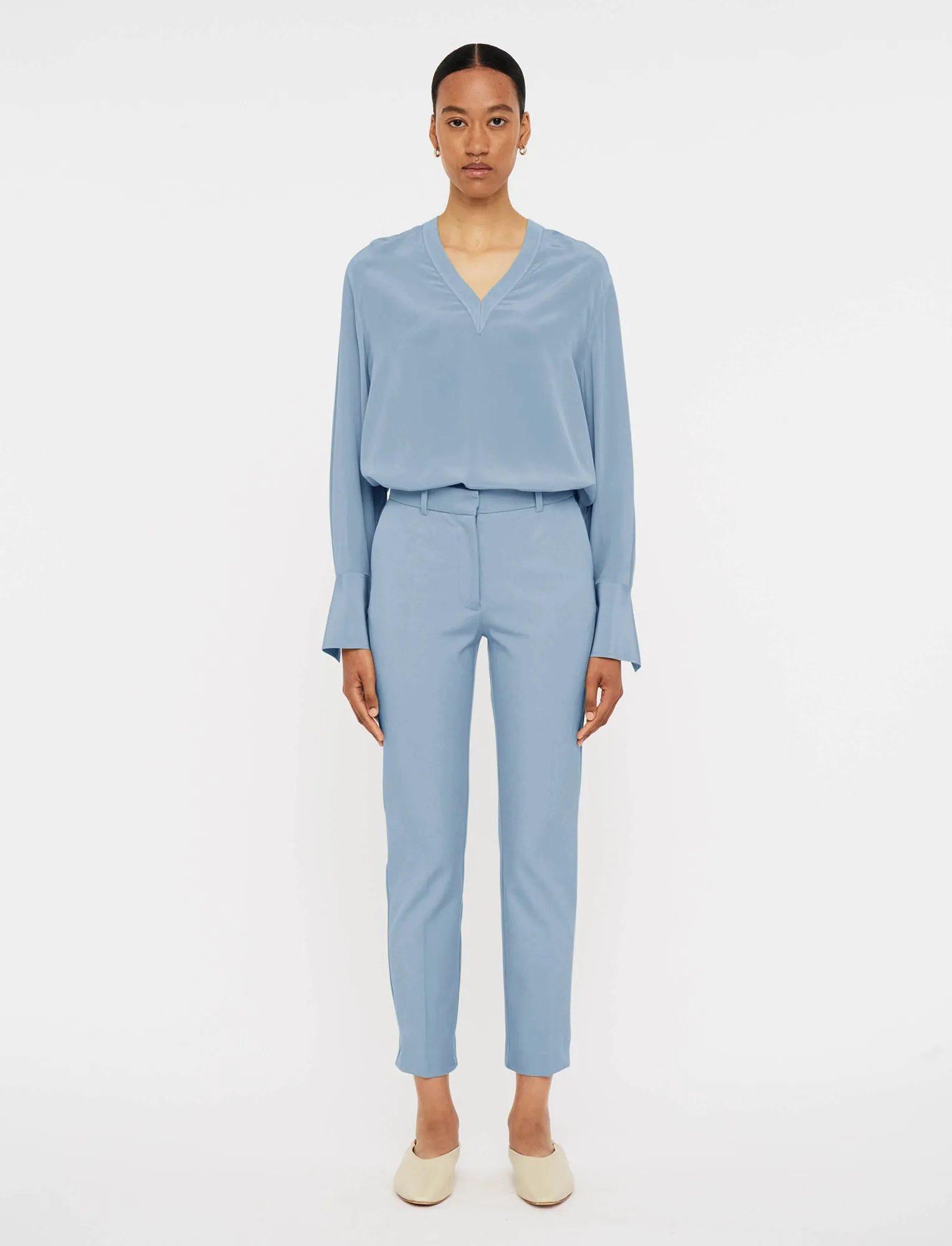 Coleman Gabardine Stretch Trousers sold by Joseph product image thumbnail 2