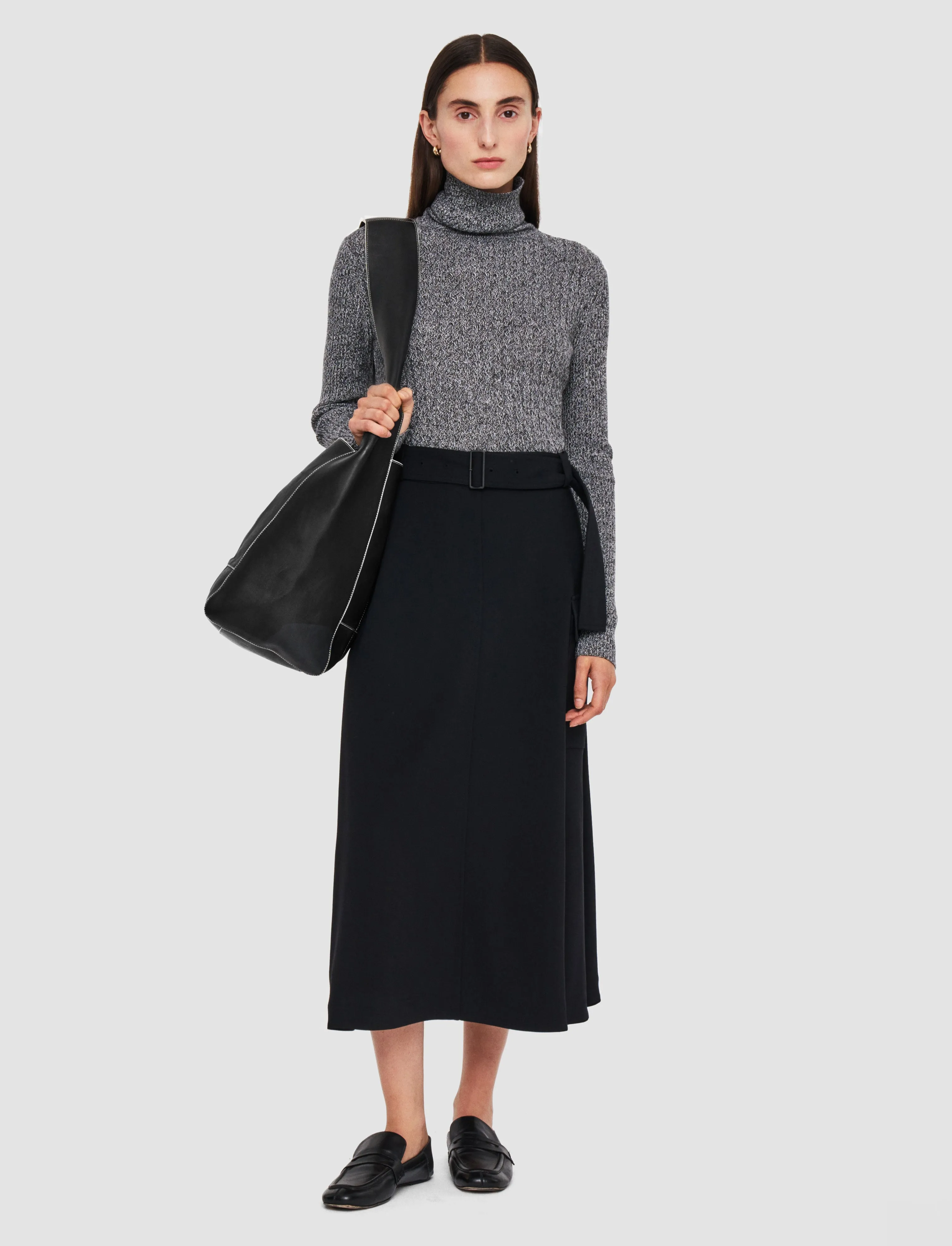 Pernette Fluid Twill Wool Skirt sold by Joseph product image thumbnail 2