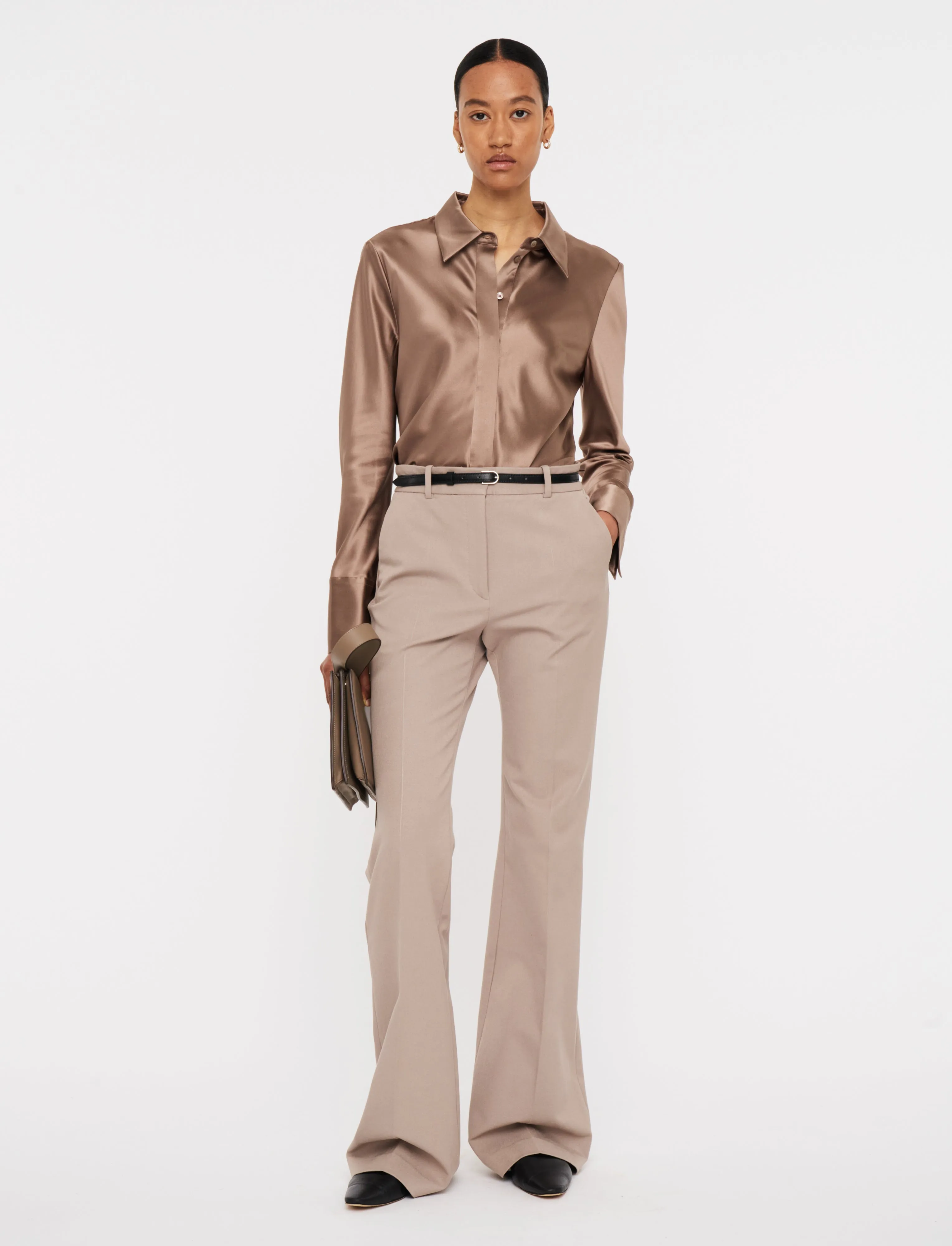 Tafira Gabardine Stretch Trousers sold by Joseph product image thumbnail 2