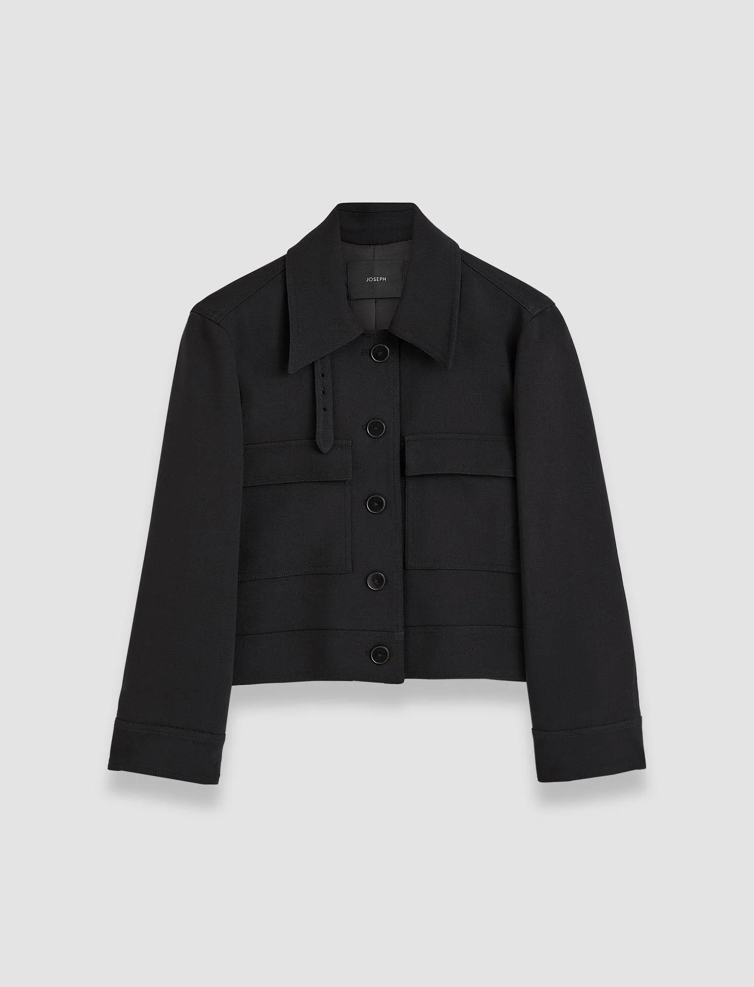 Mistral Fluid Twill Wool Jacket sold by Joseph