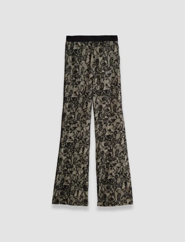 Tokyo Patchwork Lace Trousers sold by Joseph
