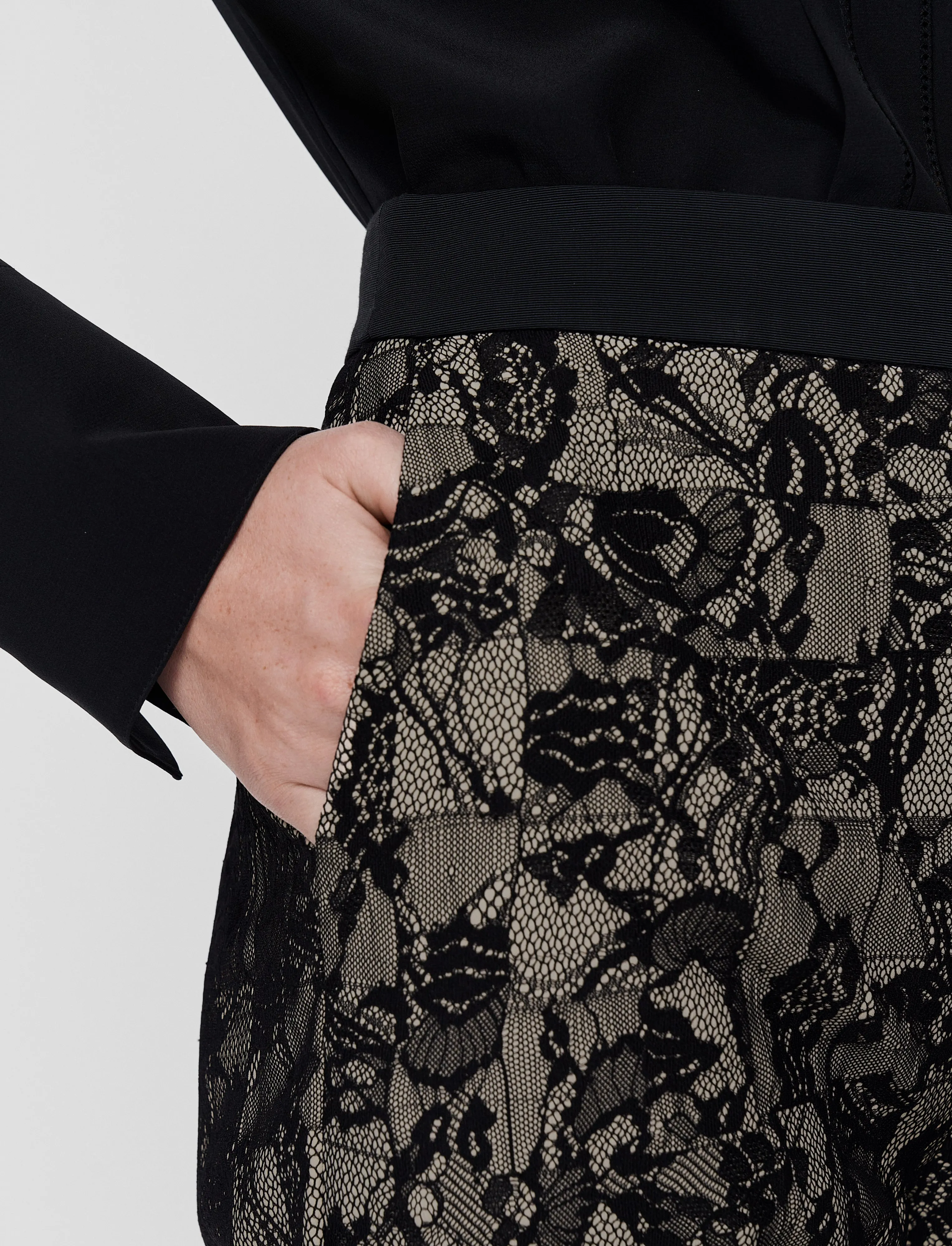 Tokyo Patchwork Lace Trousers sold by Joseph product image thumbnail 4