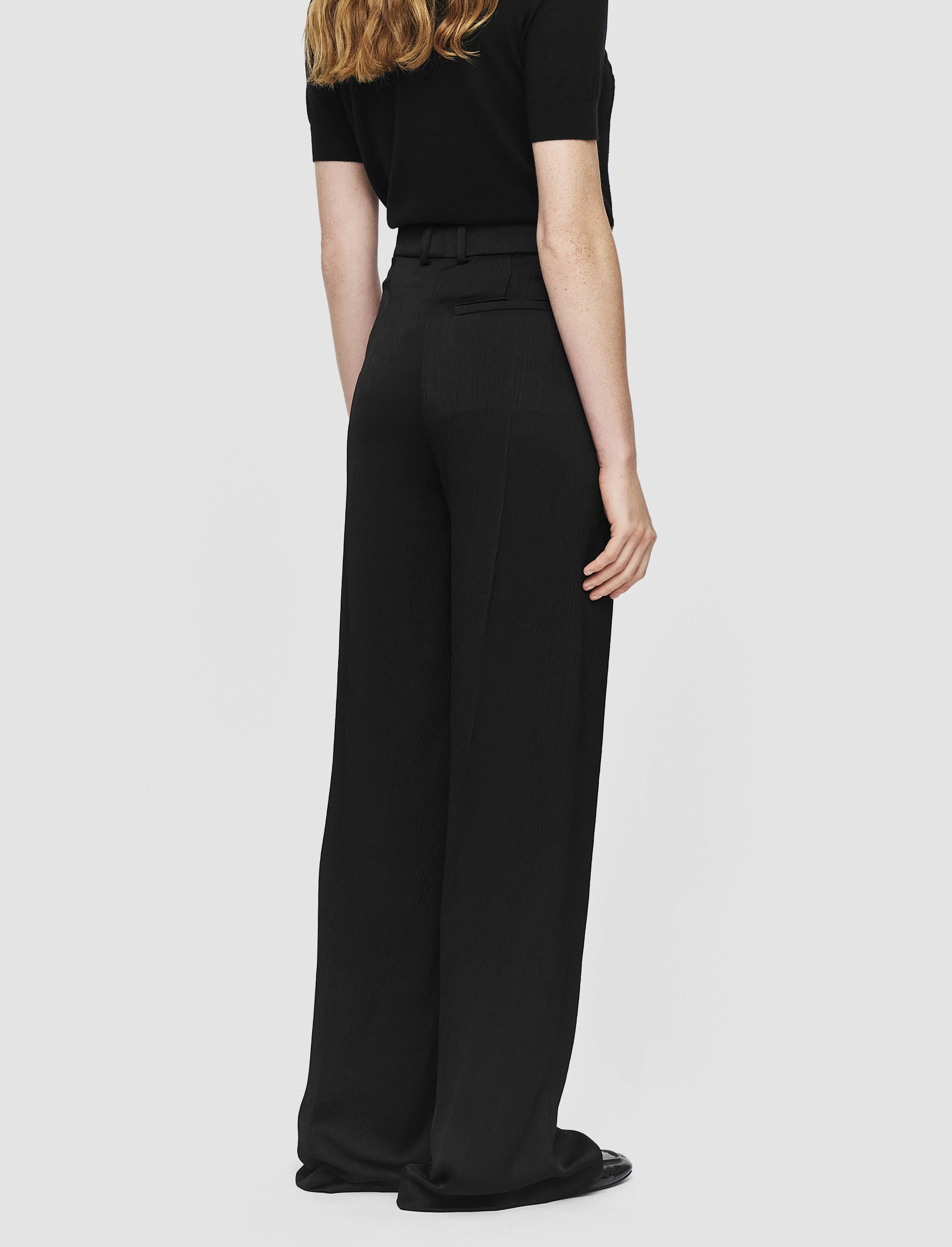 Alana Textured Viscose Trousers sold by Joseph product image thumbnail 3