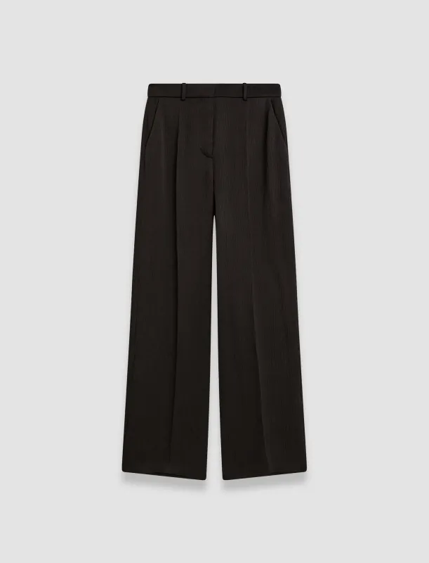 Alana Textured Viscose Trousers sold by Joseph