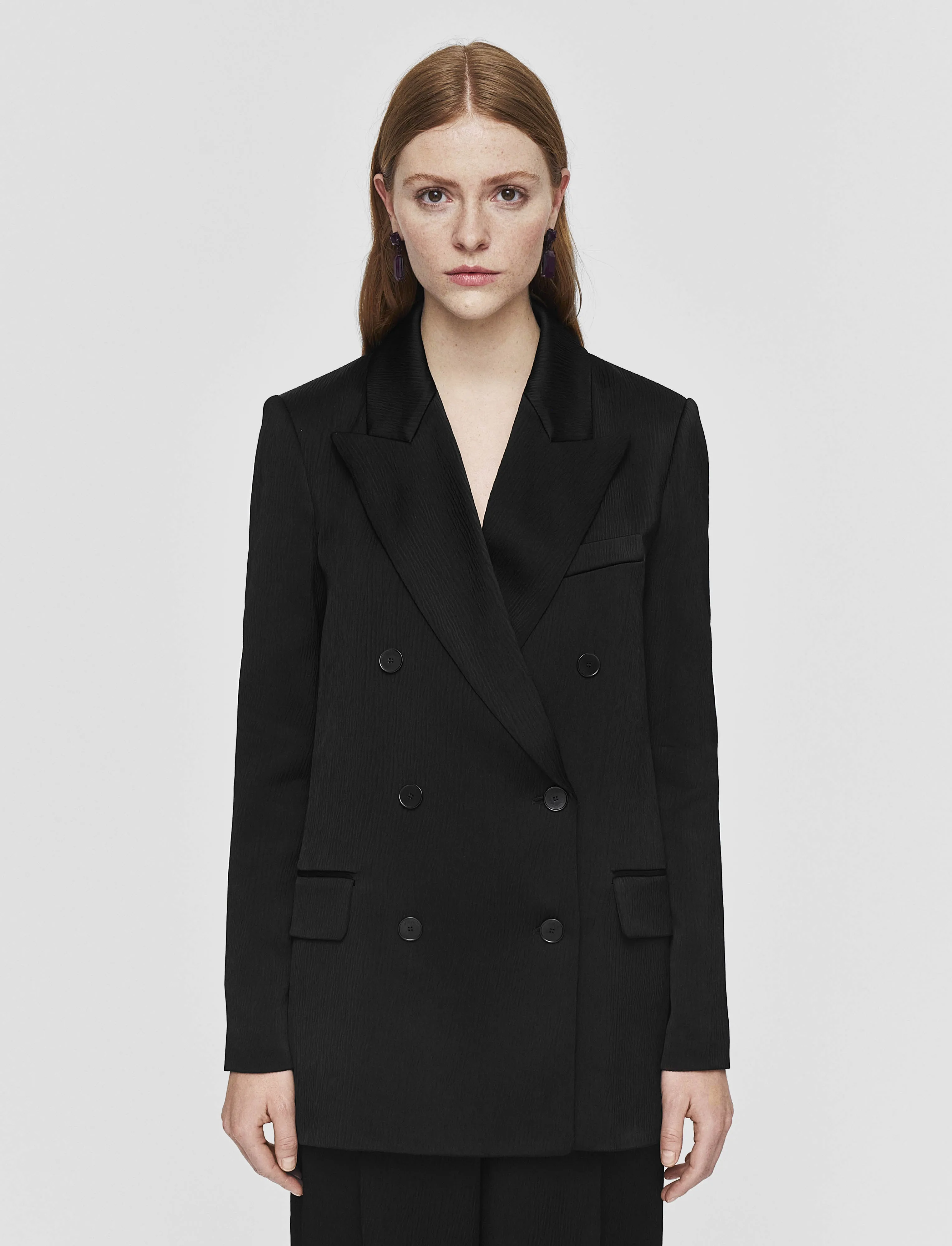 Joffrin Textured Viscose Jacket sold by Joseph product image thumbnail 3