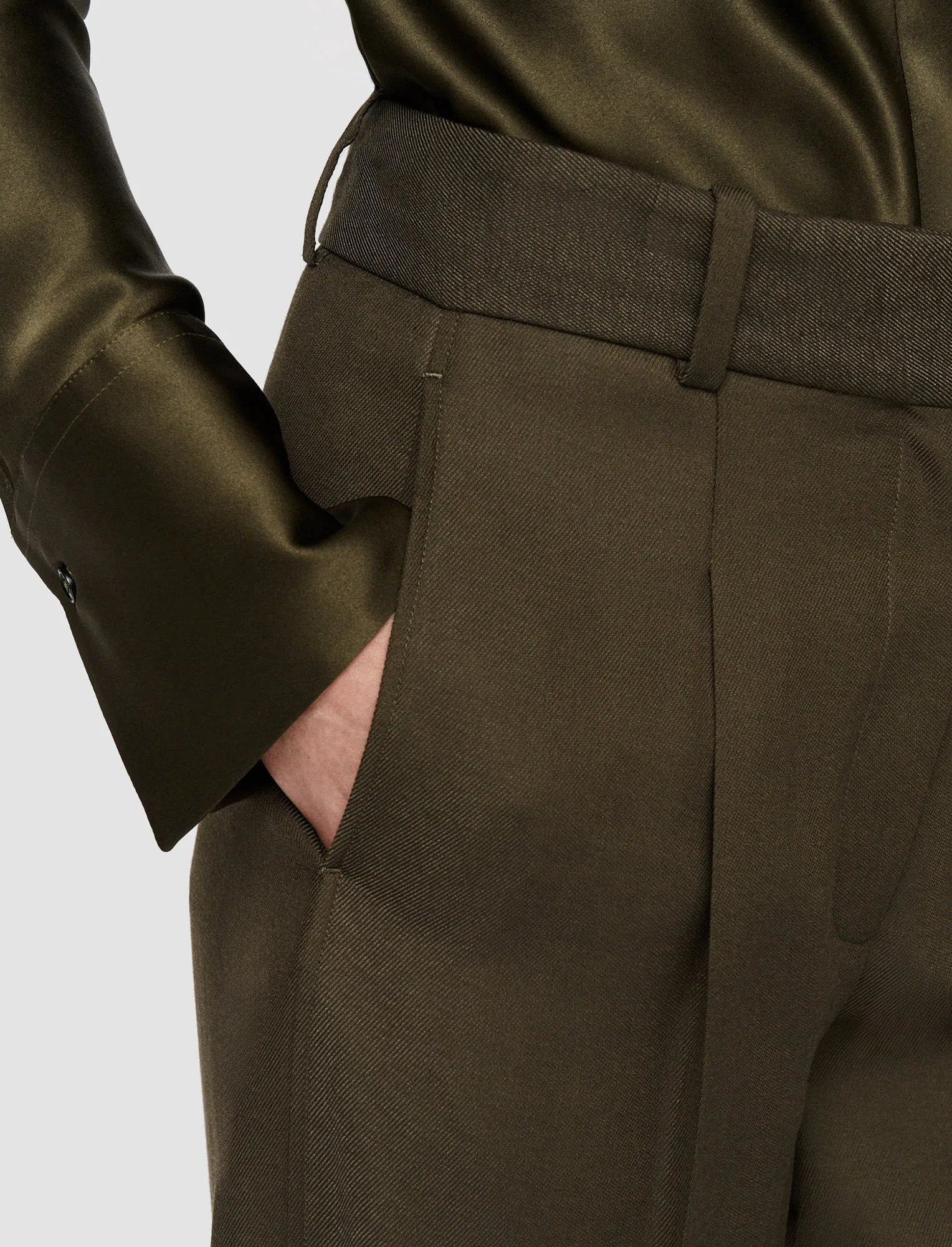 Viscose Twill Germain Trousers sold by Joseph product image thumbnail 4