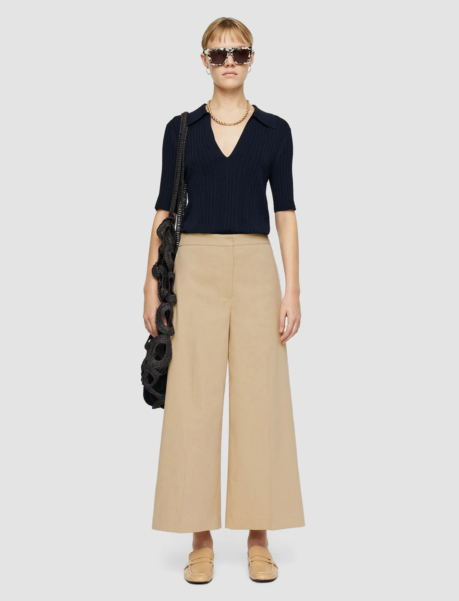 Temple Light Gabardine Stretch Trousers sold by Joseph product image thumbnail 3