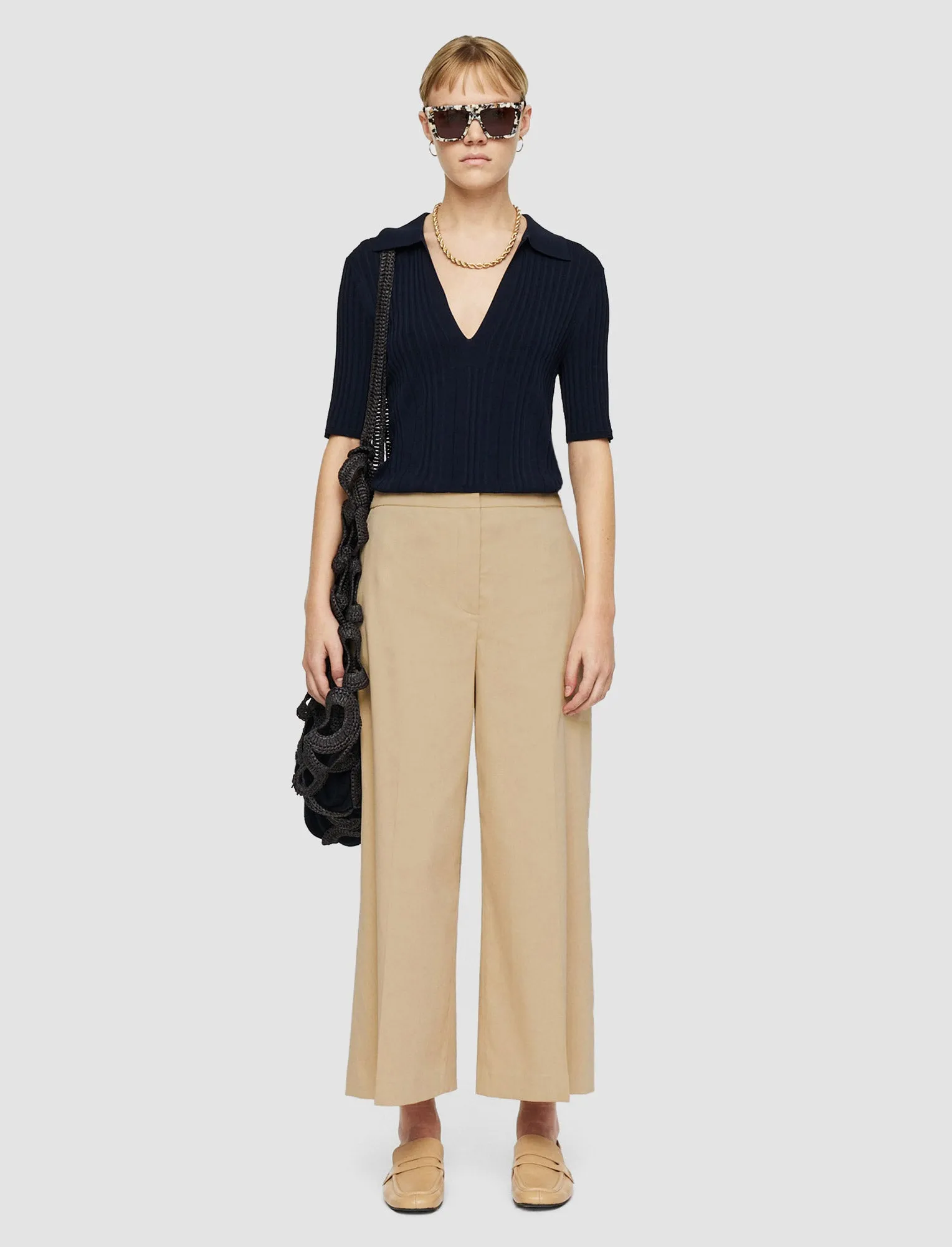Temple Light Gabardine Stretch Trousers sold by Joseph product image thumbnail 2