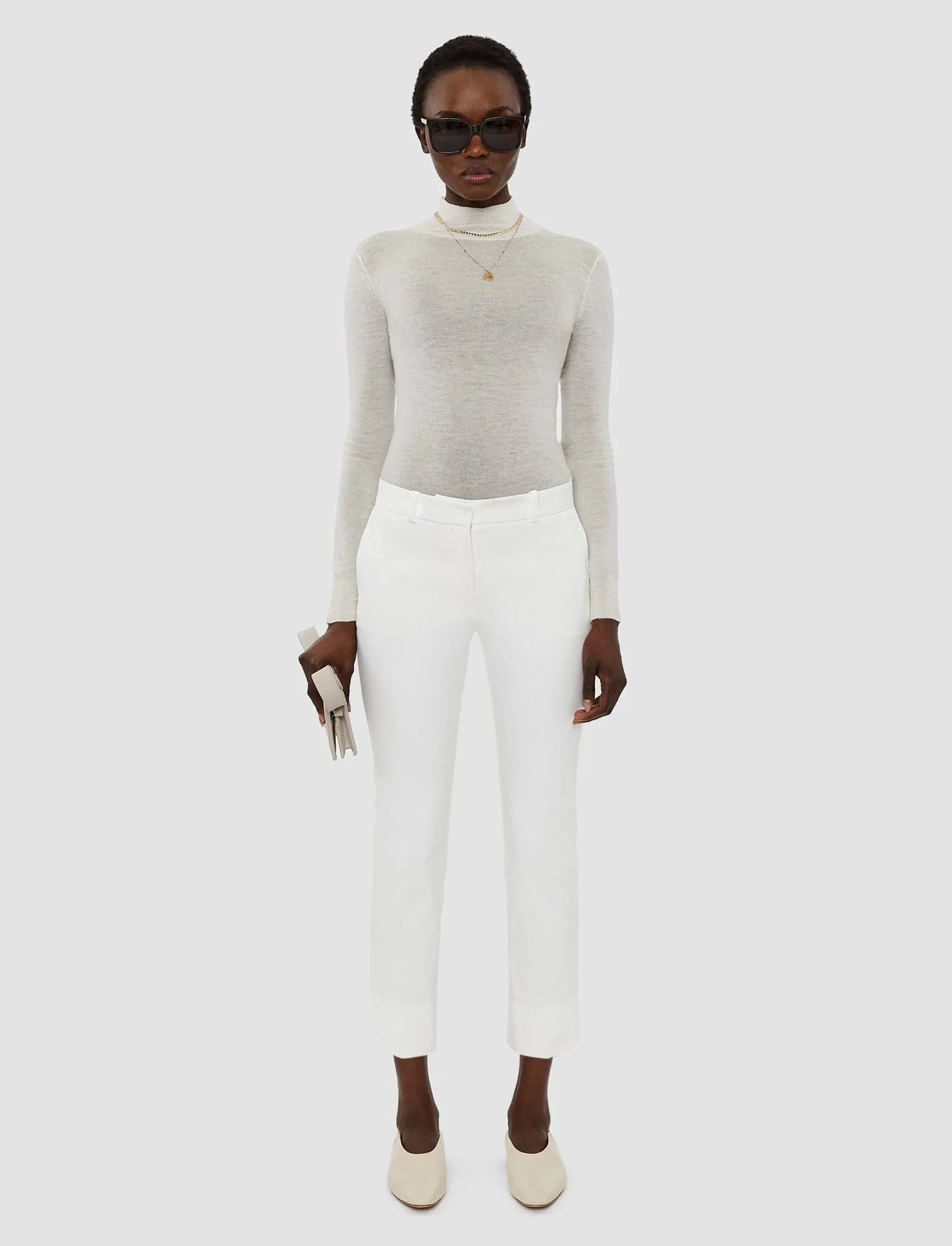 Bing Court Light Gabardine Stretch Trousers sold by Joseph product image thumbnail 2