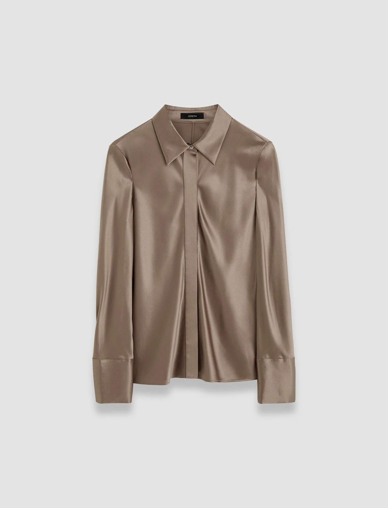 Brunel Silk Satin Blouse sold by Joseph