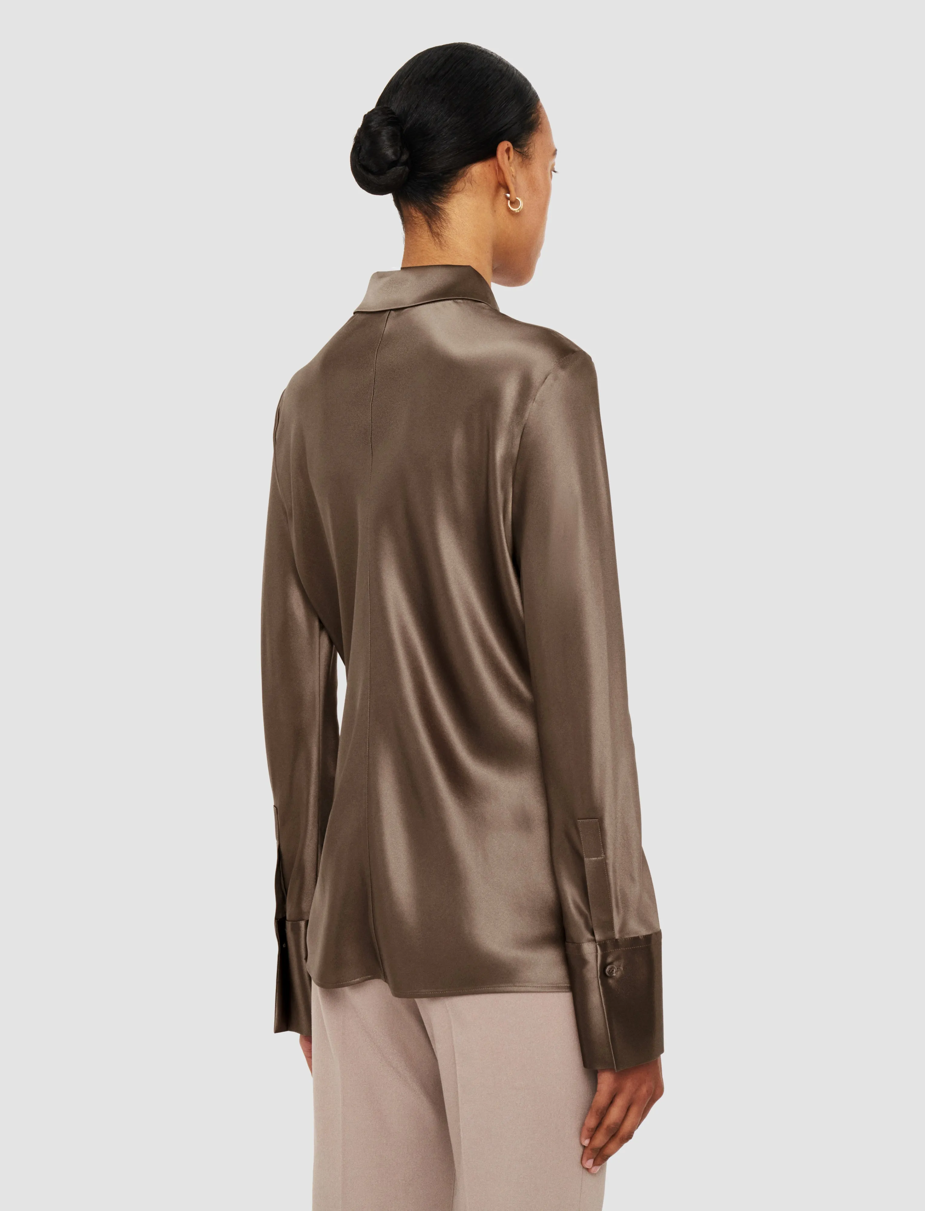Brunel Silk Satin Blouse sold by Joseph product image thumbnail 4