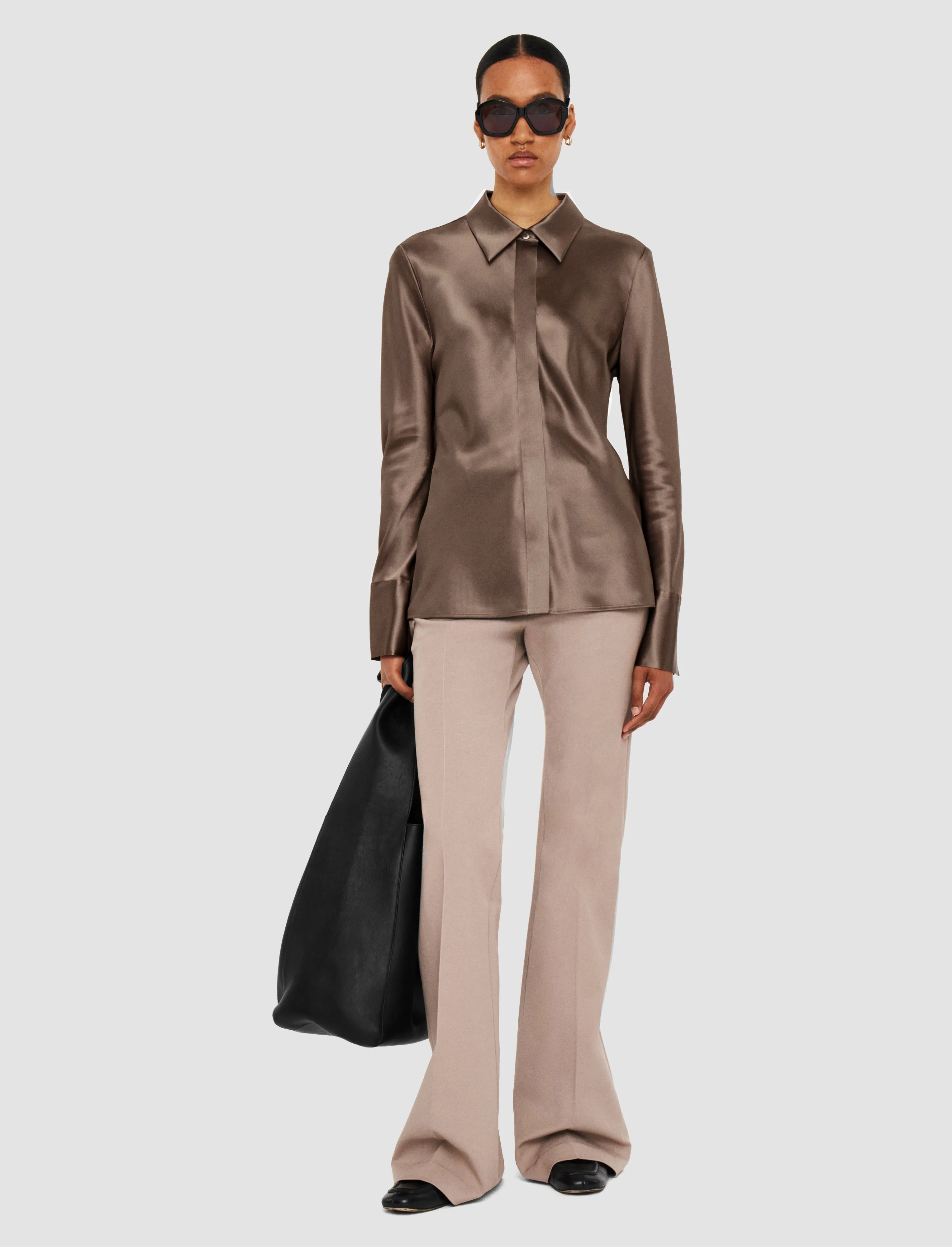 Brunel Silk Satin Blouse sold by Joseph product image thumbnail 2