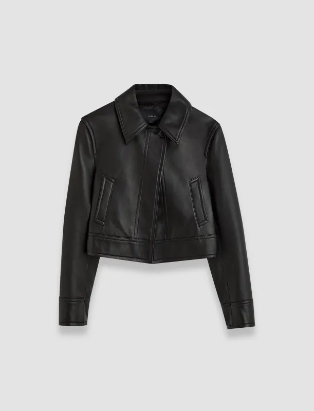 Caron Nappa Leather Jacket sold by Joseph