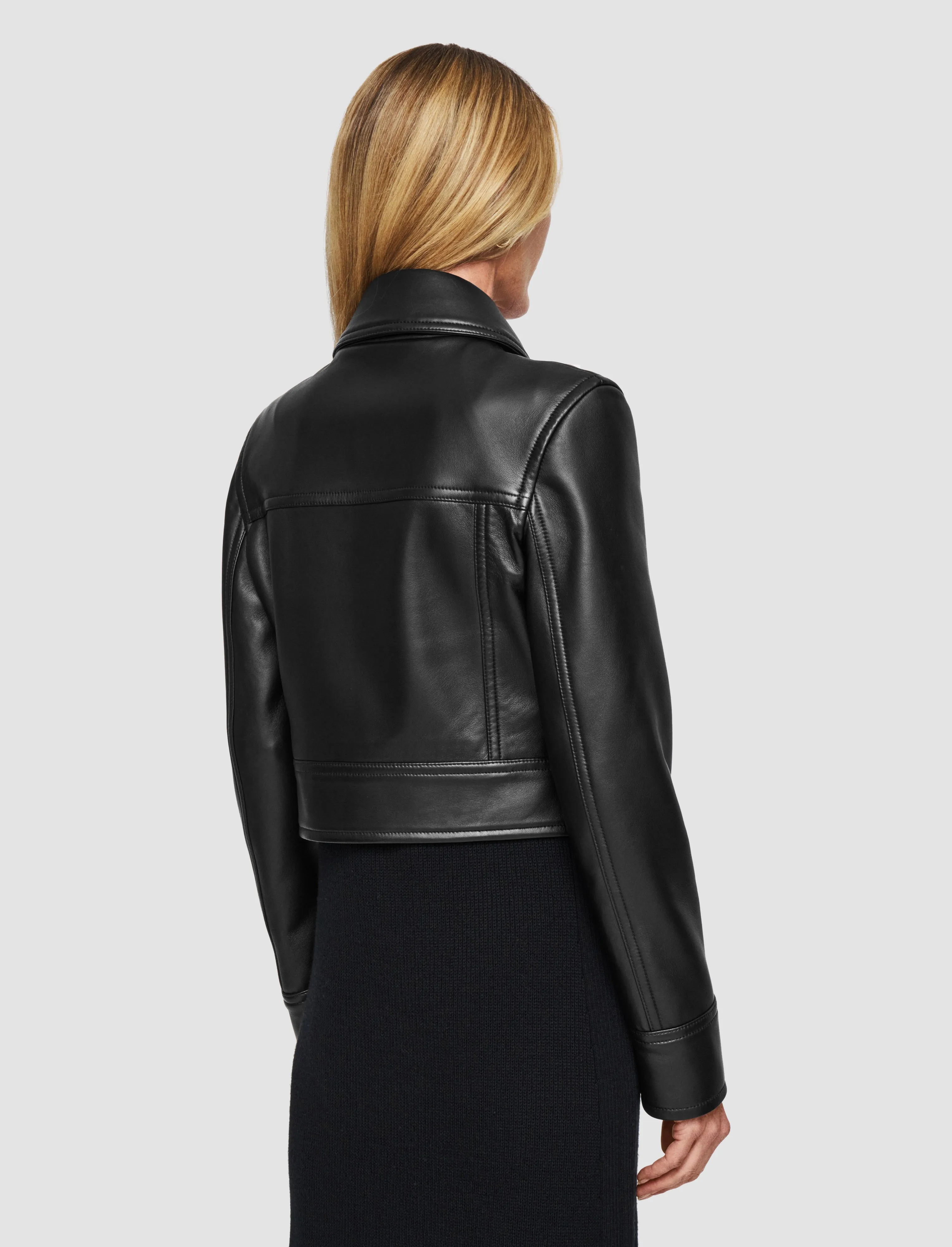 Caron Nappa Leather Jacket sold by Joseph product image thumbnail 4