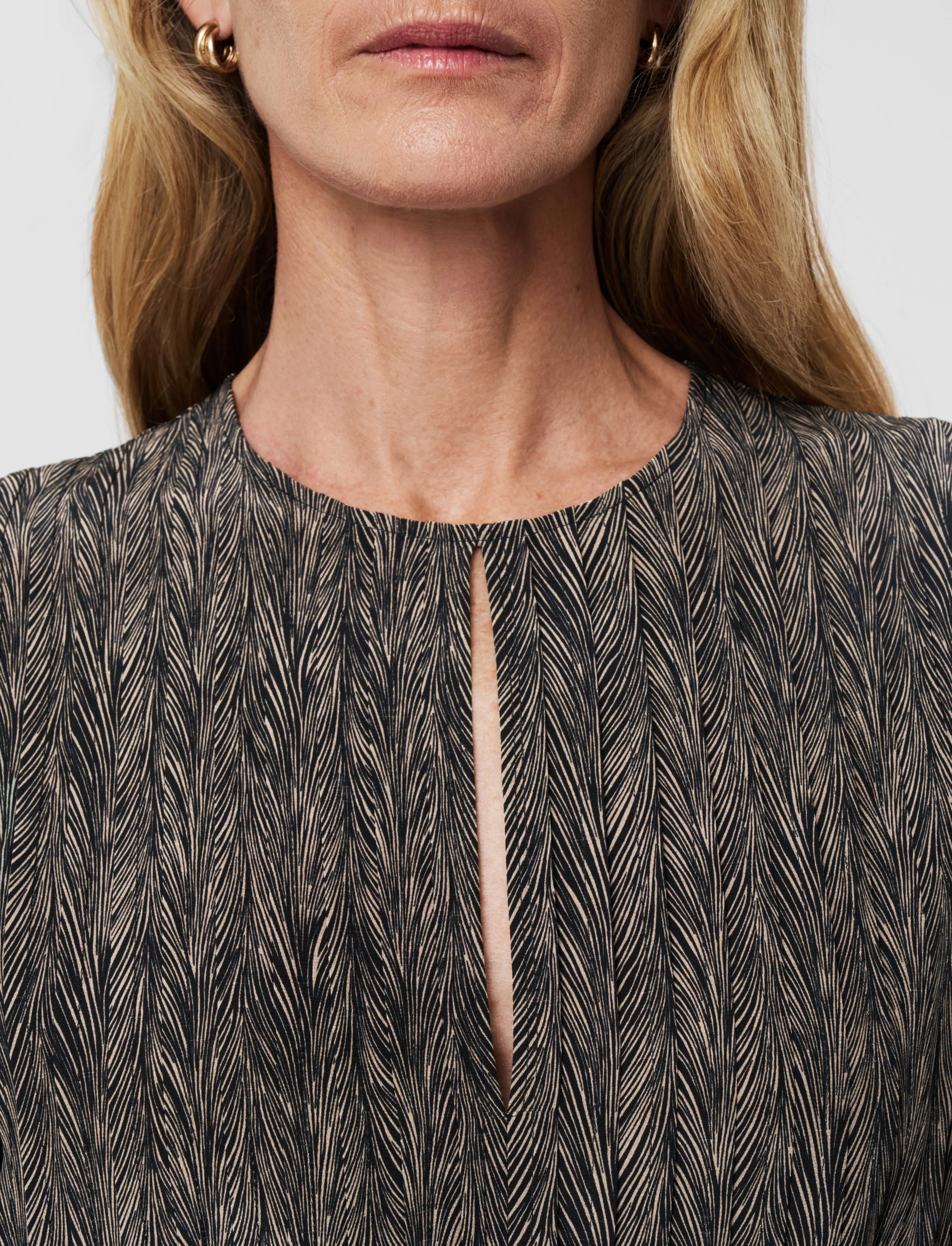 Sibelle Crepe de Chine Print Silk Dress sold by Joseph product image thumbnail 5