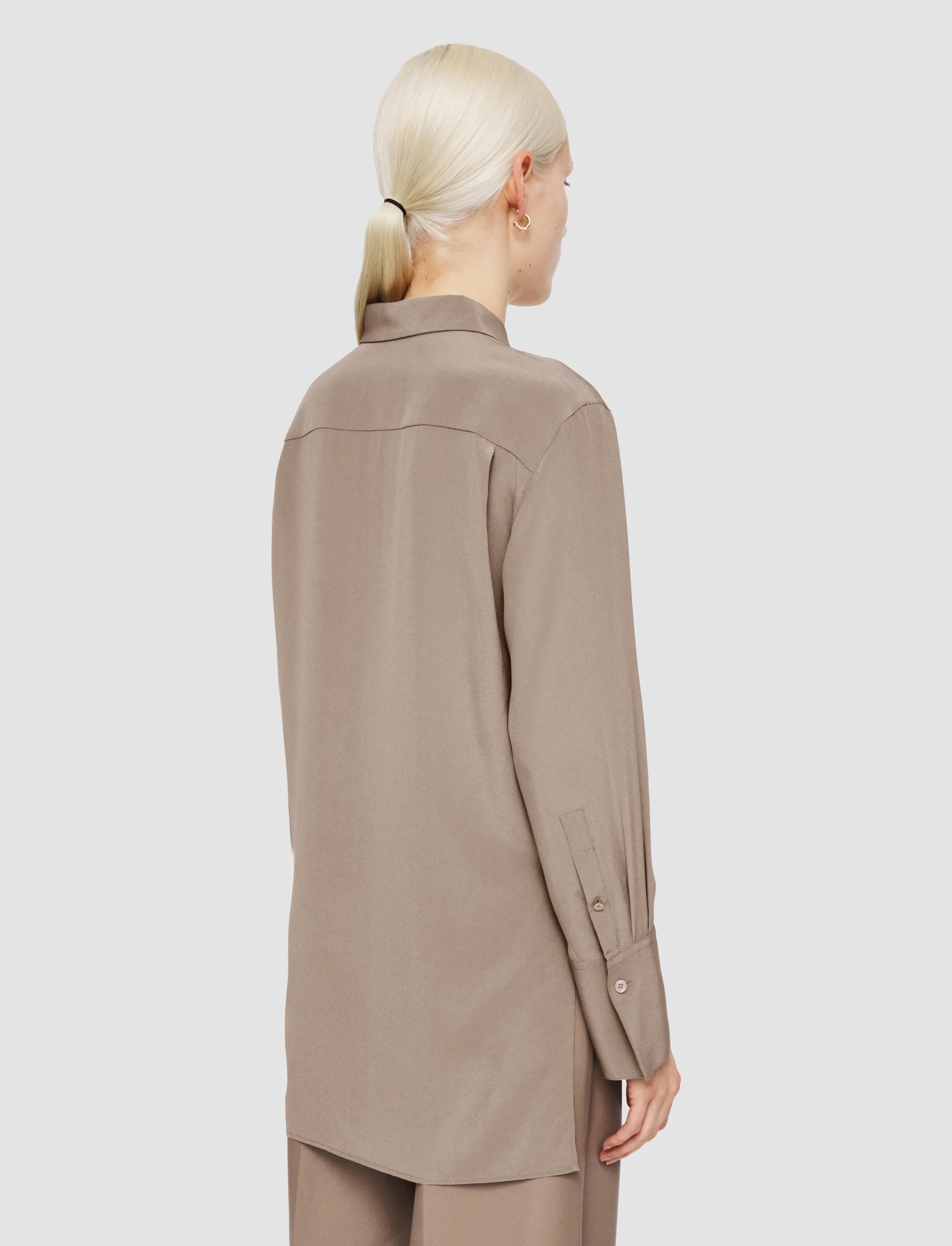 Bold Crepe de Soie Silk Blouse sold by Joseph product image thumbnail 4